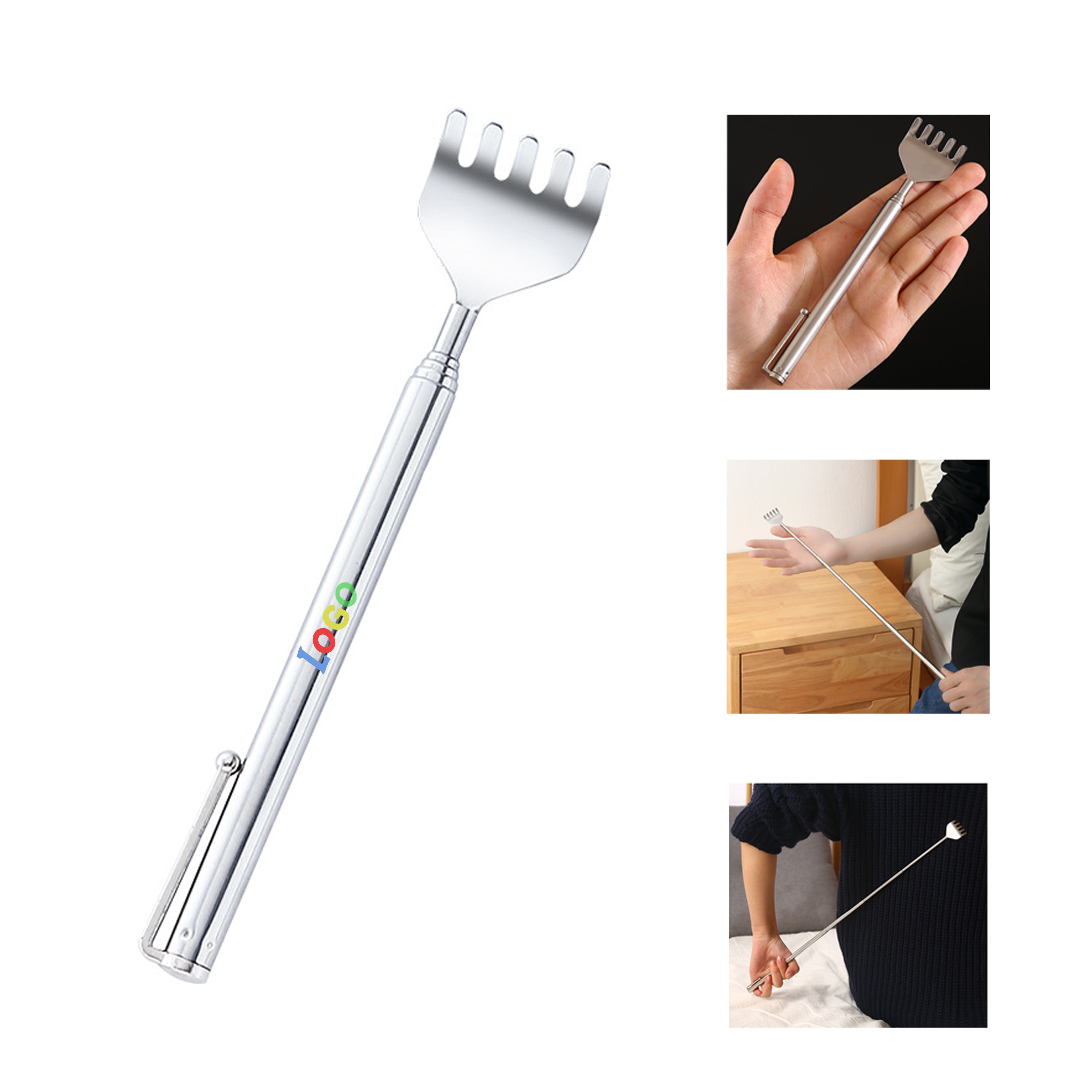 Stainless Steel Telescopic Back Scratcher