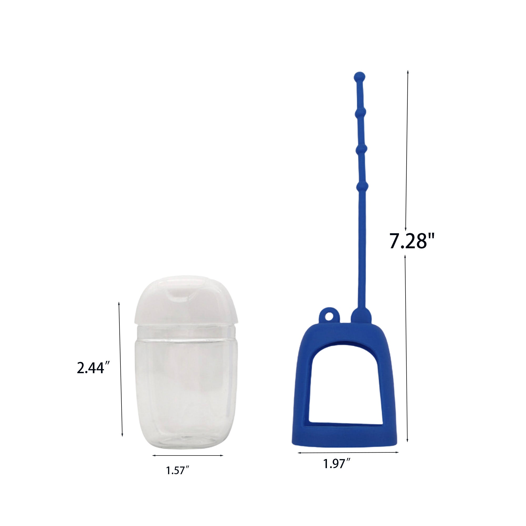 Hand Sanitizer Bottle Keychain Holder