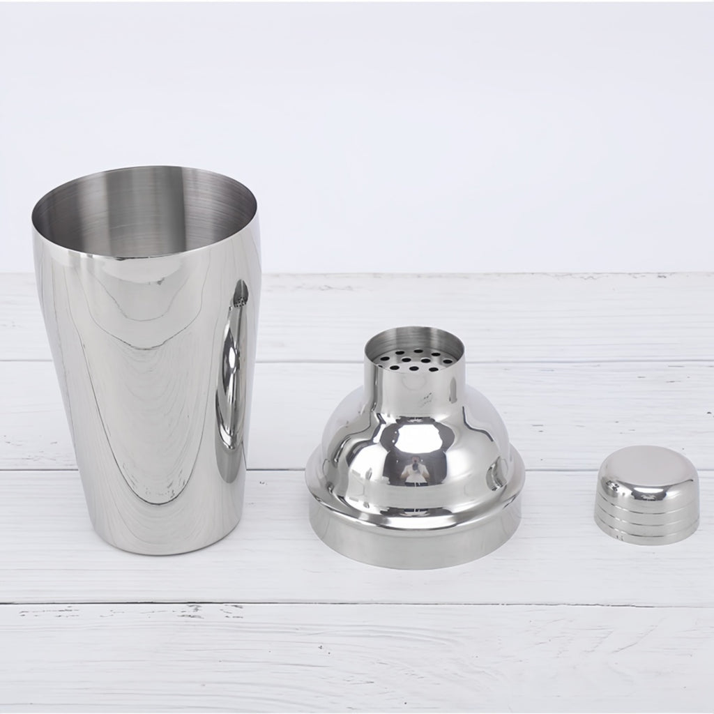 Three-Segment Stainless Steel Cocktail Shaker