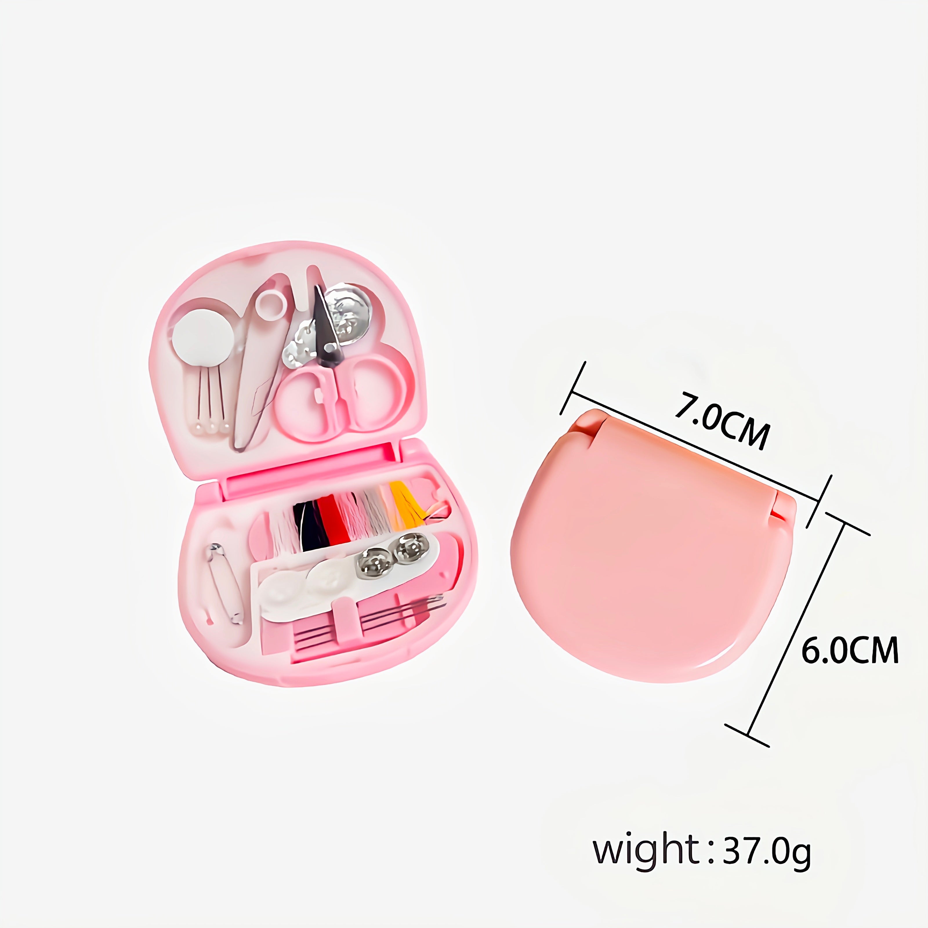 Semi-Circular Plastic Needle Box