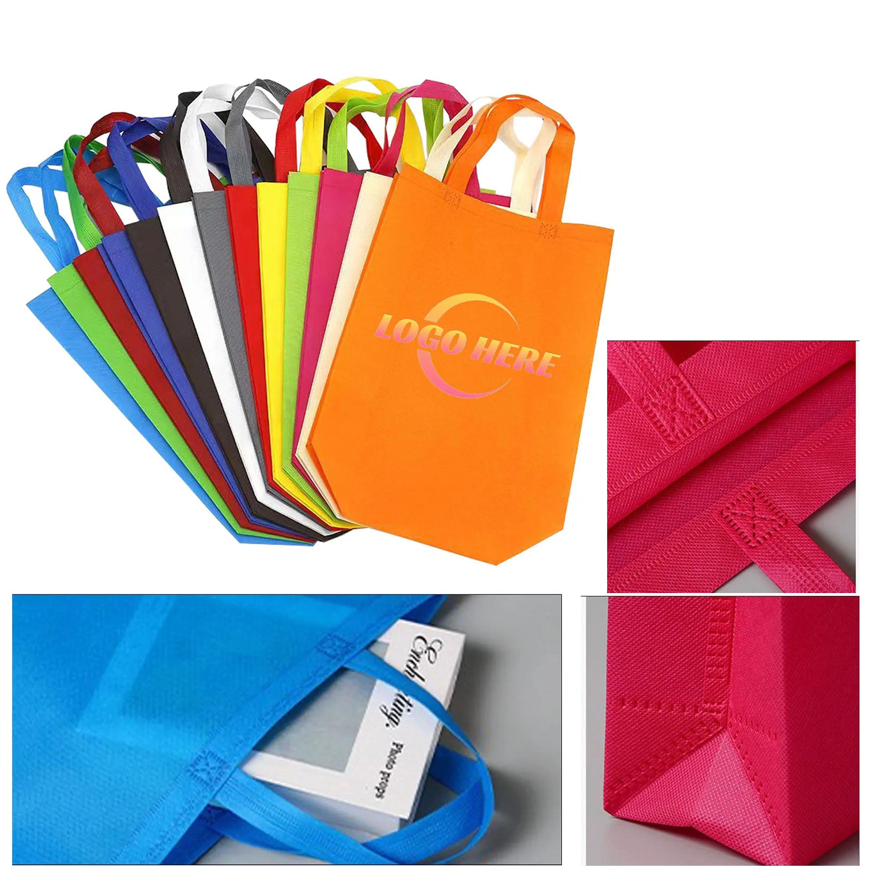 Reusable Eco Friendly Non Woven Shopping Tote Bag