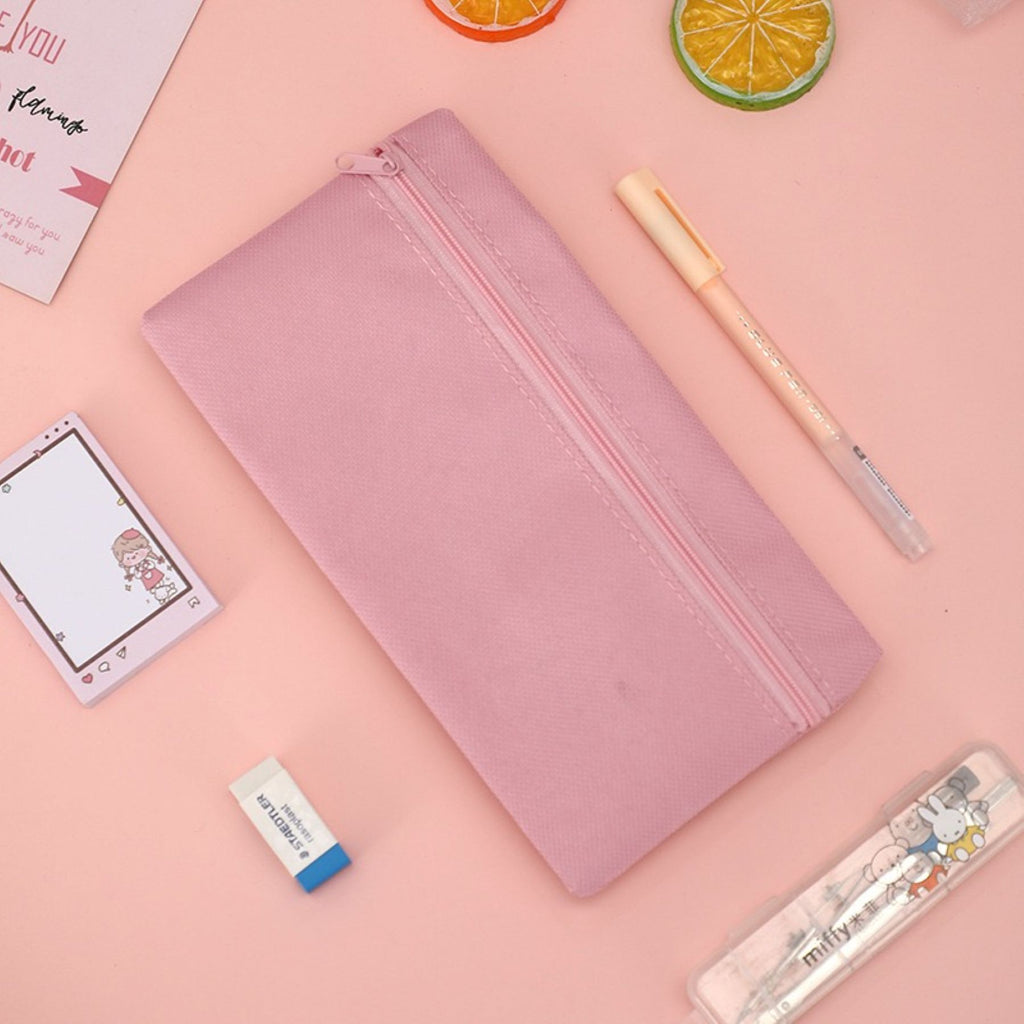 Solid-color Canvas Storage Bag