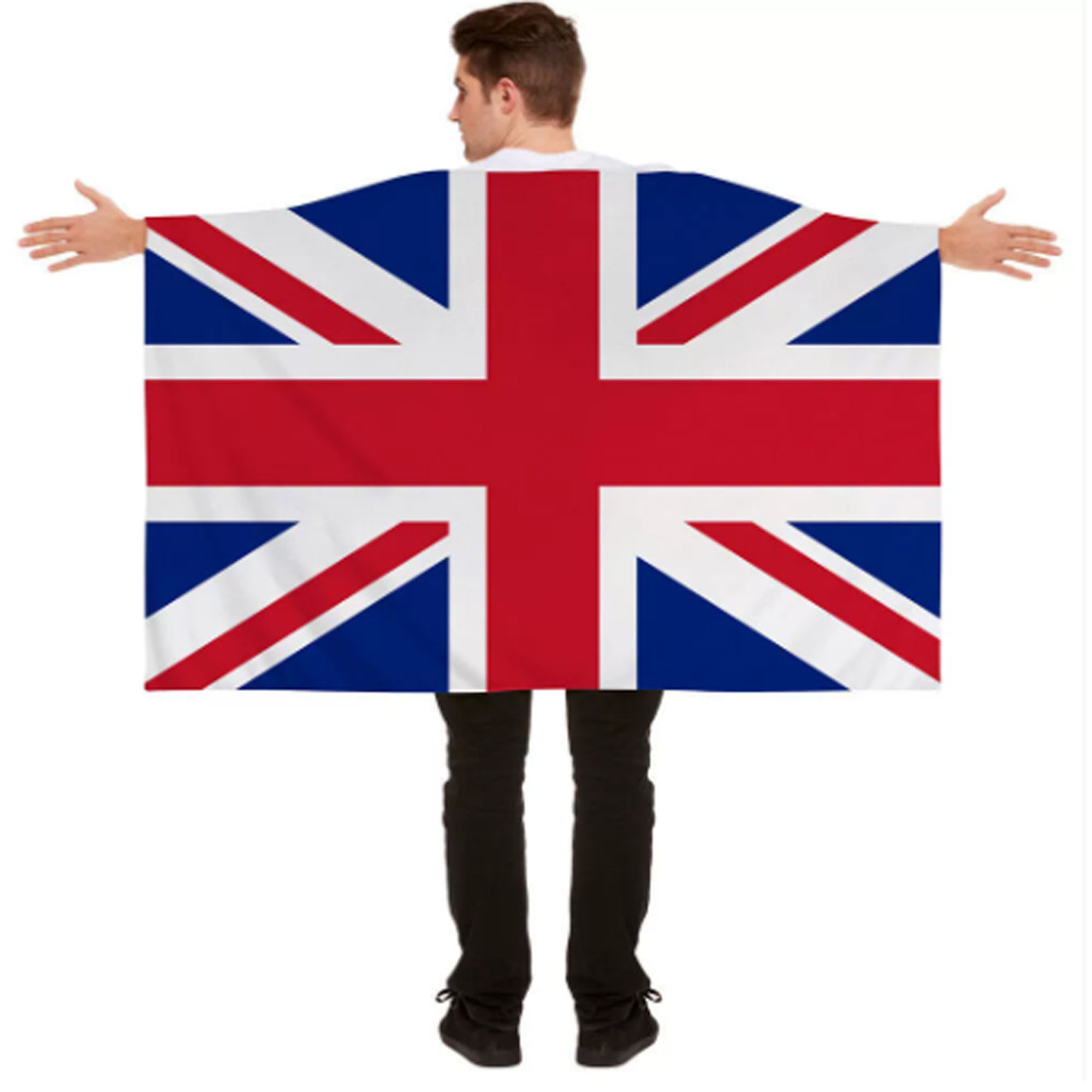 Custom World Cup Polyester Fan Cape National Flag Shawl