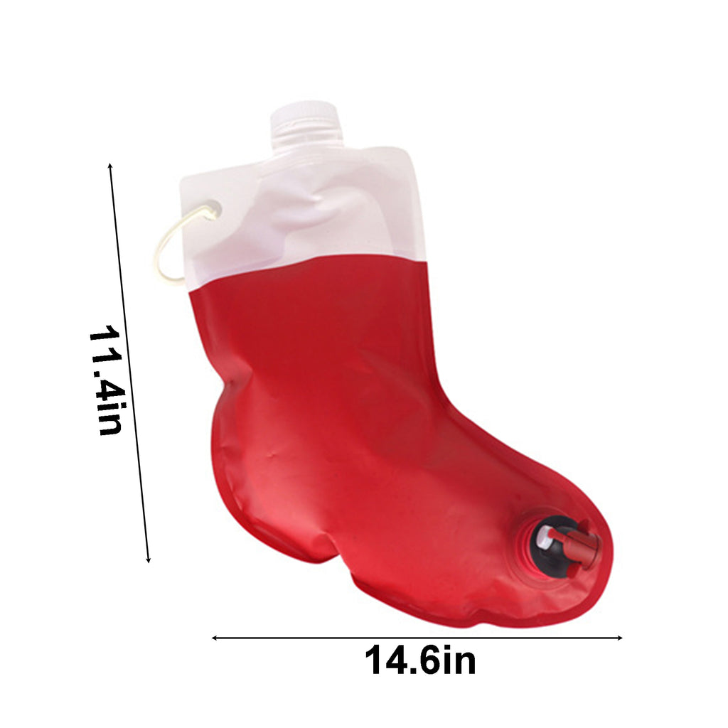 Christmas Stocking Wine Bag Drinking Container