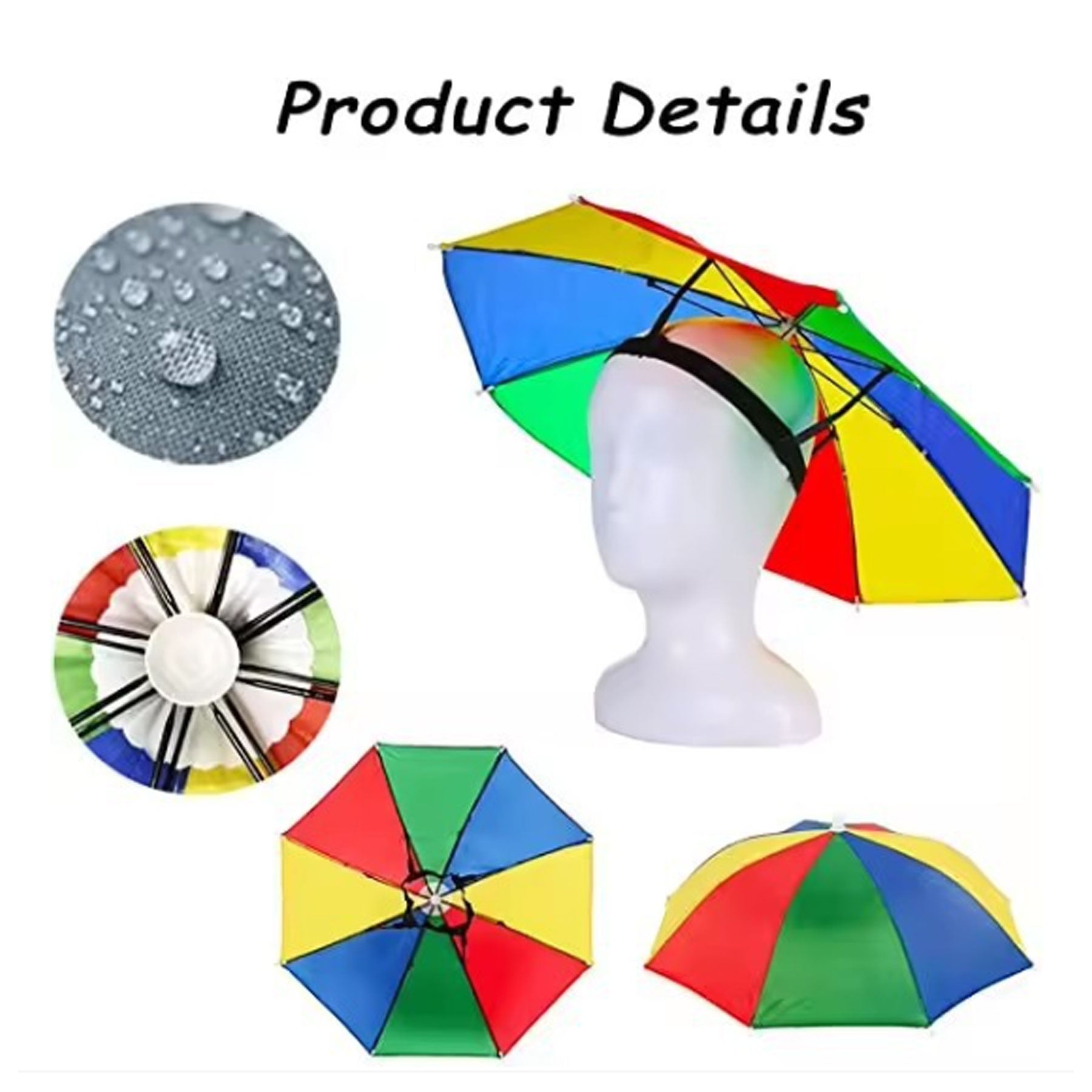 Rainbow Colorful Beach Party Hats