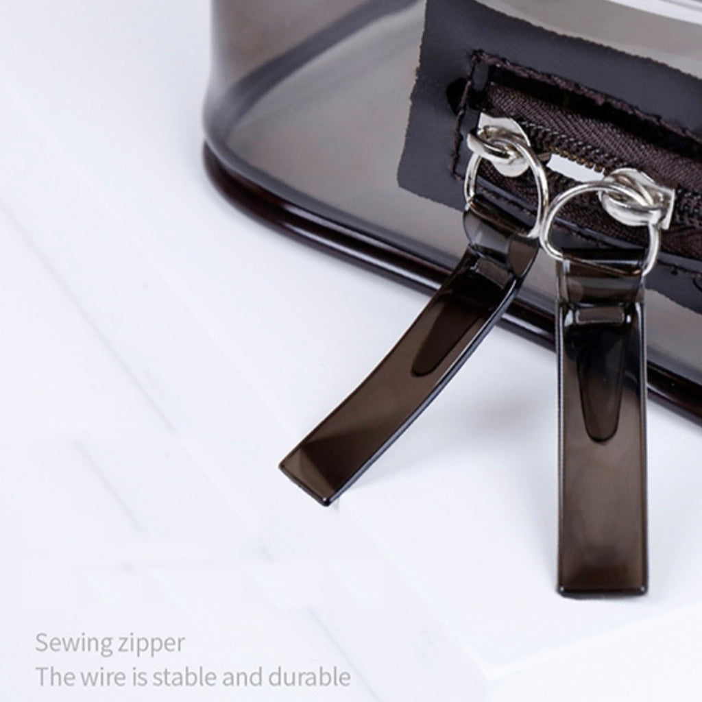 Waterproof PVC Makeup Bag - Stylish Cosmetic Organizer