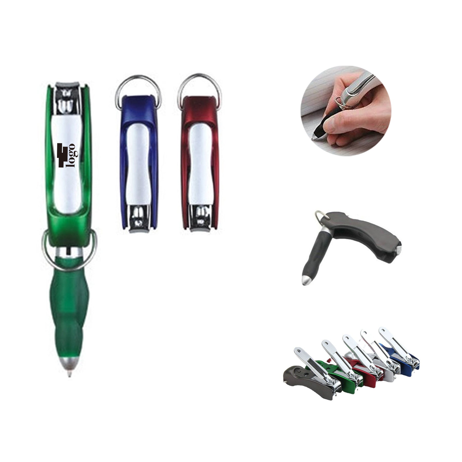 Multi Functional Manicure Portable Foldable Ballpoint Pen