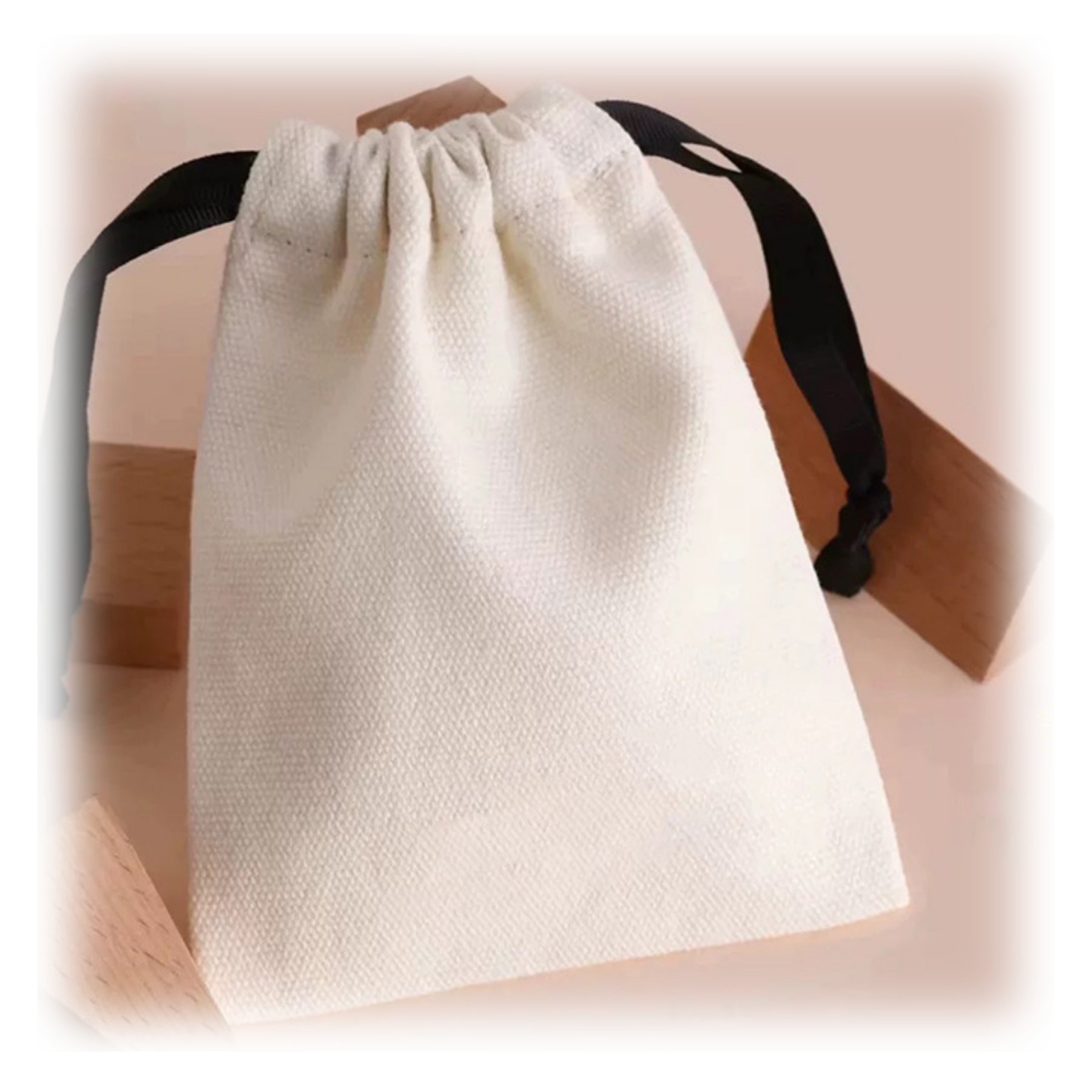 Portable Drawstring Cotton Bag