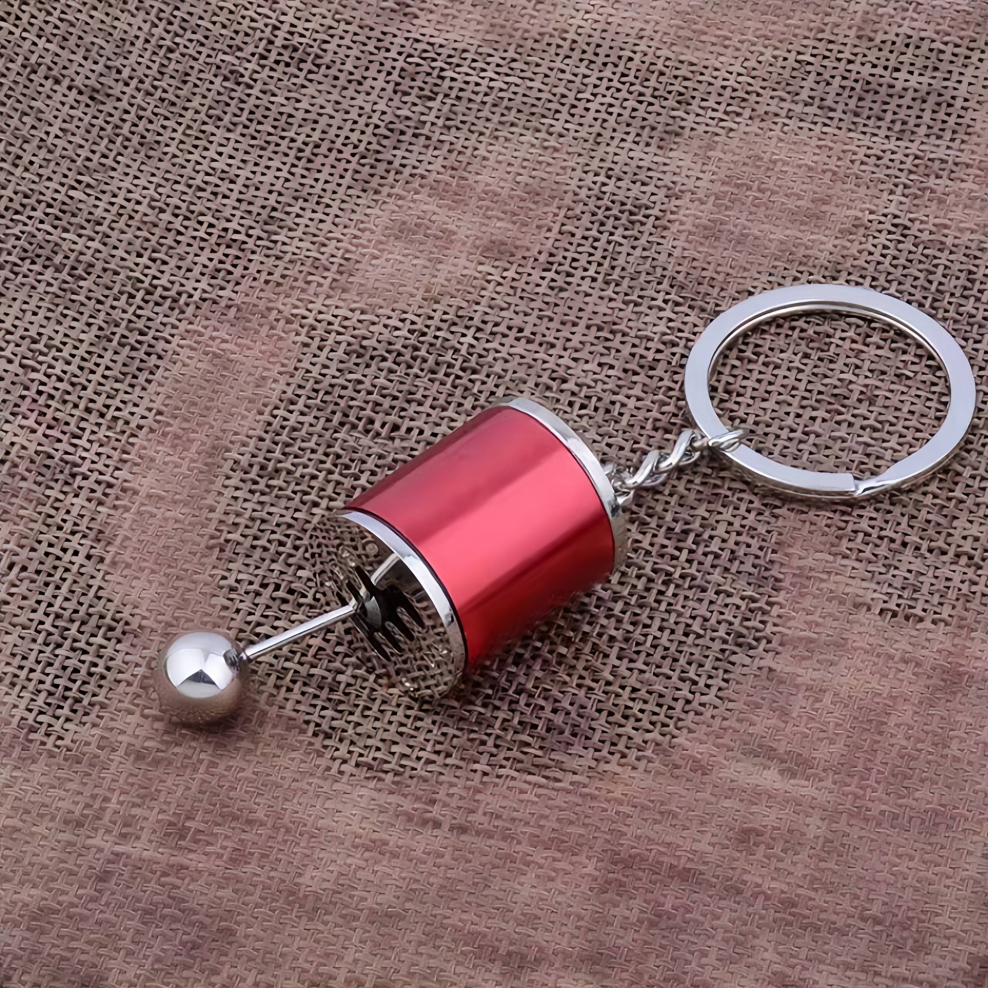 Car Gearshift Keychain