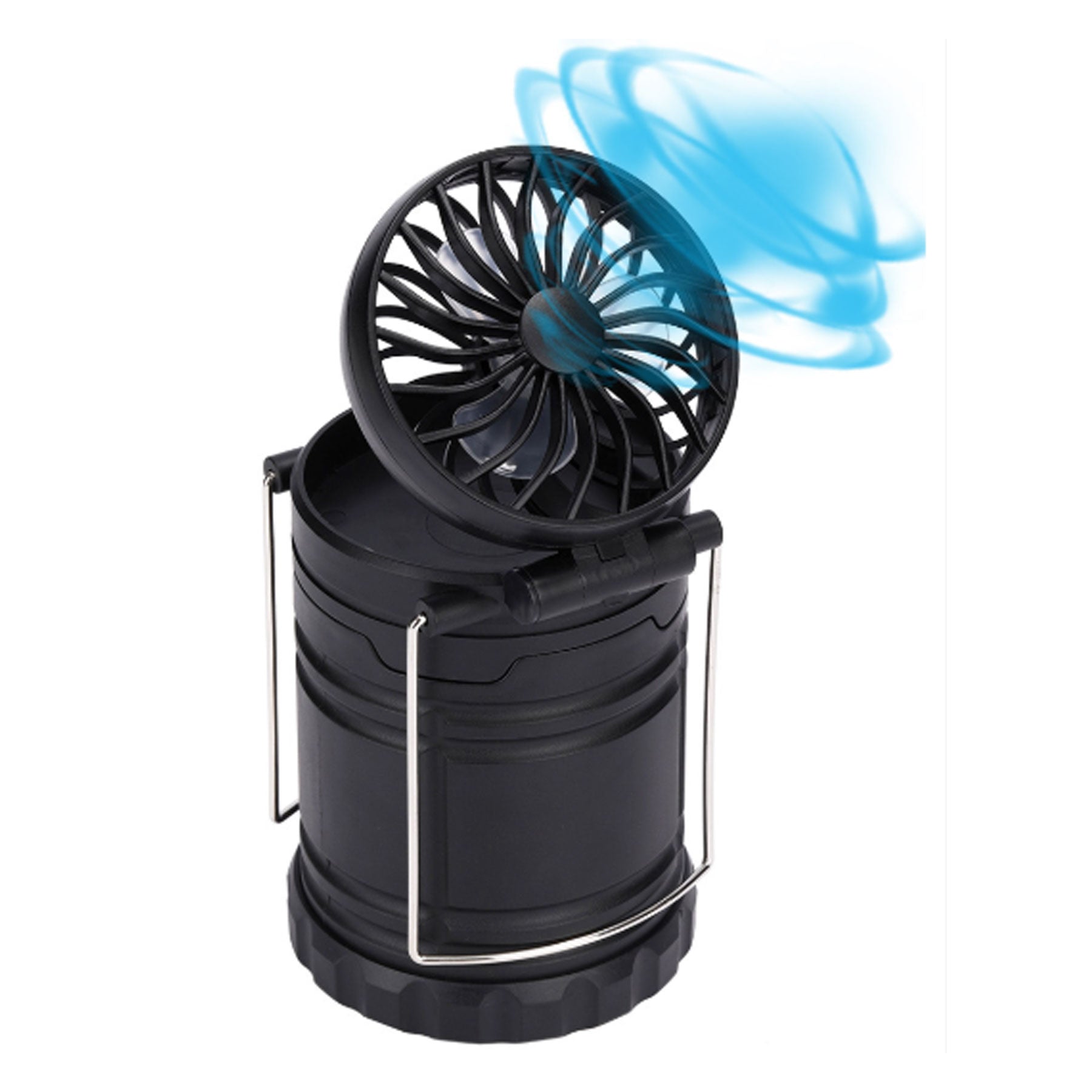 Rechargeable Dual Lantern Fan