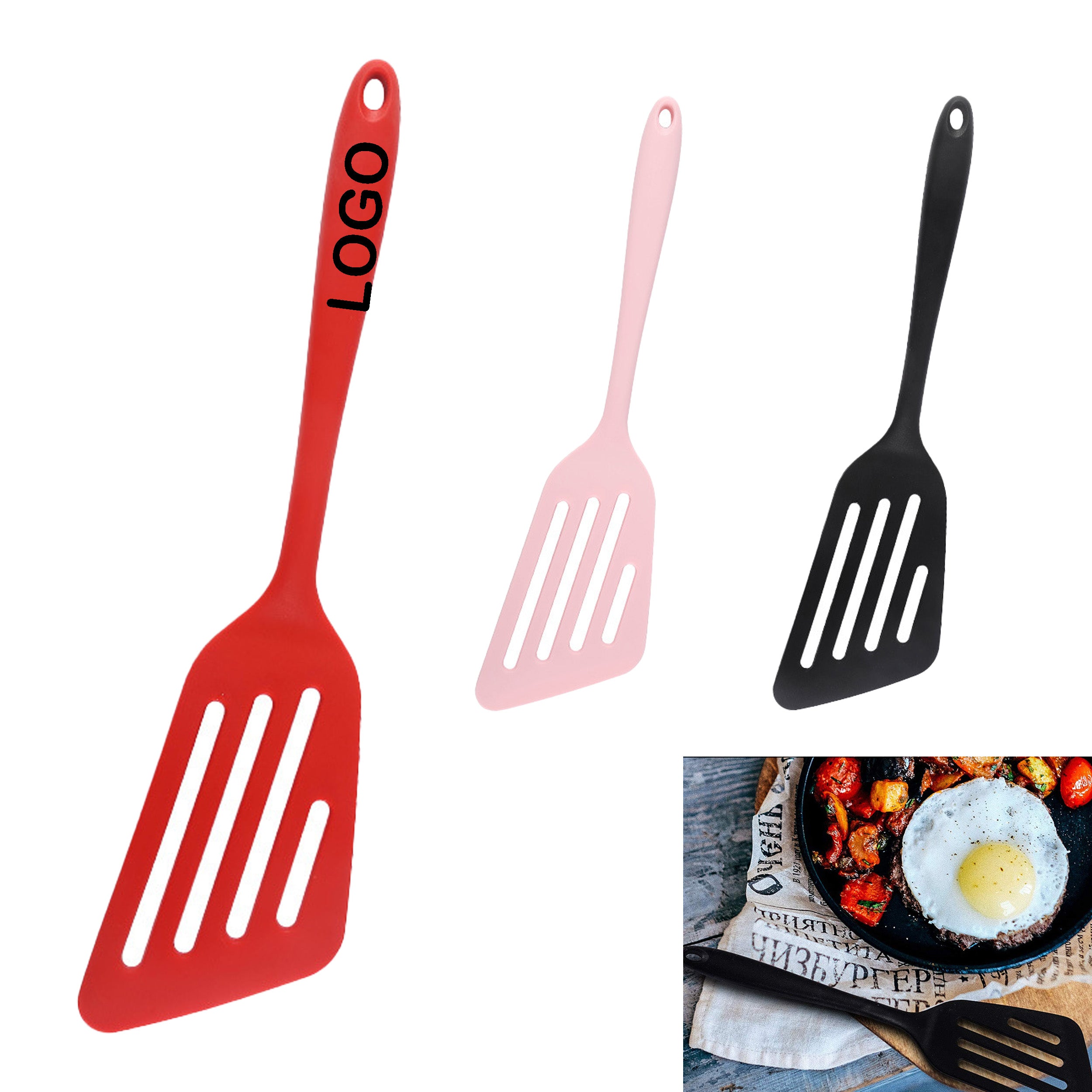 Silicone Frying Spatula