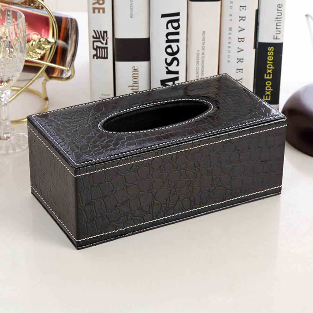 Leather Tissue Box