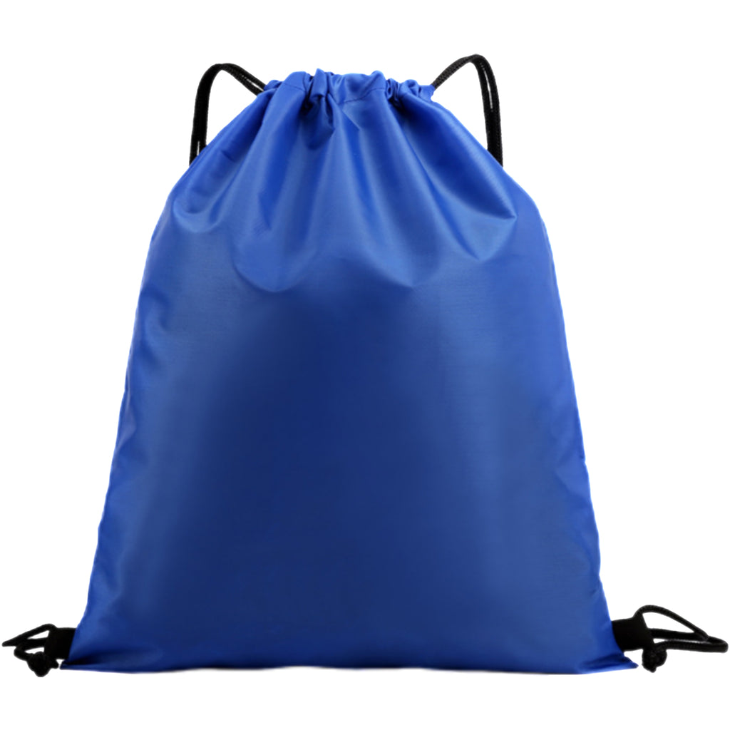 Oxford Fabric Drawstring Backpack With Toggle Closure