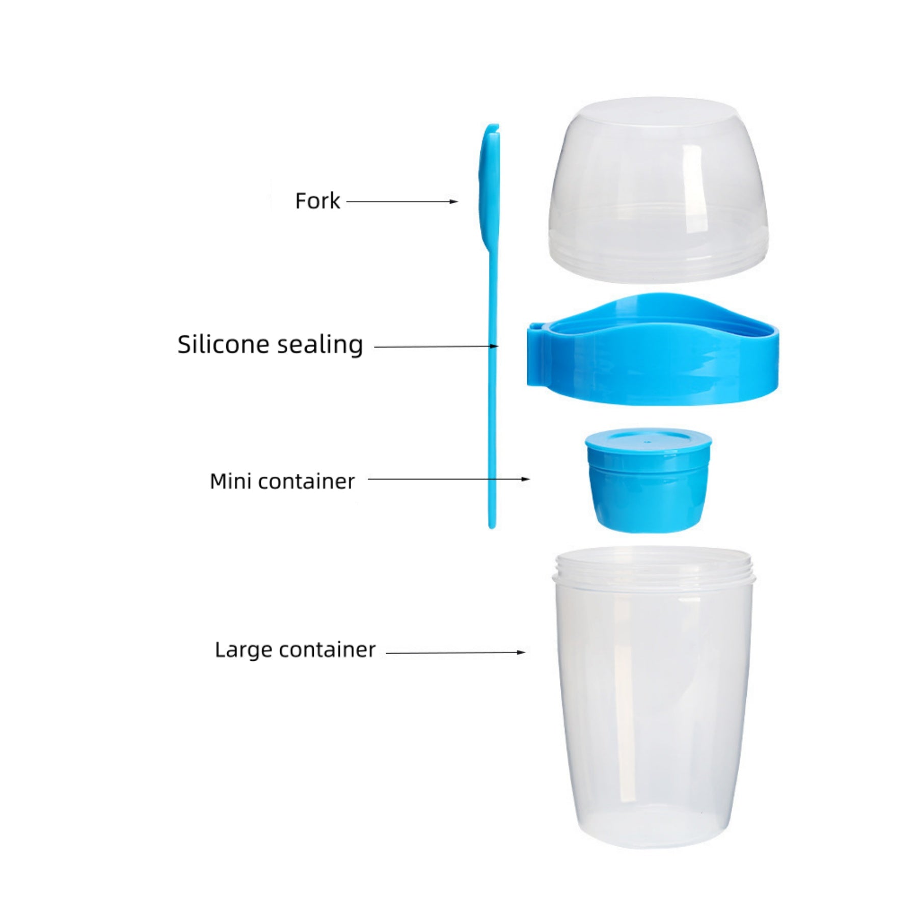 Portable Salad Shaker Set