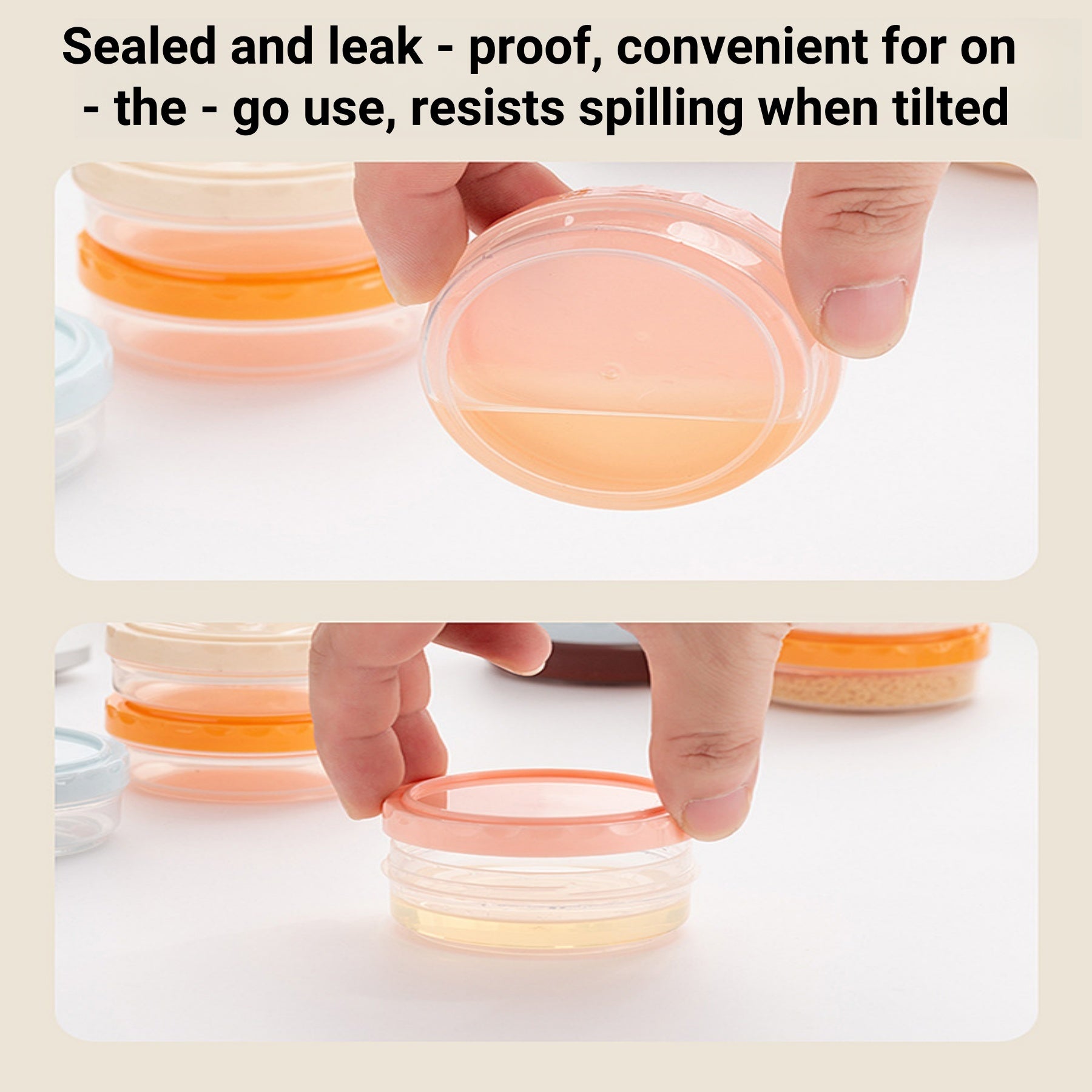 Mini Round Seasoning Box