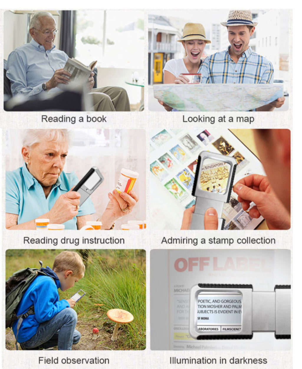 Portable Magnifying Glass For The Elderly