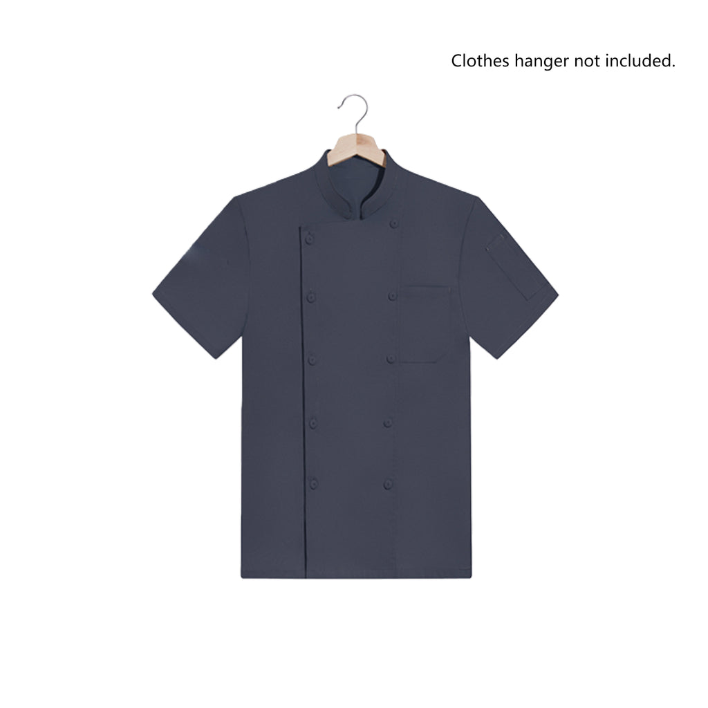 Unisex Chef Coat Short Sleeve For Restaurant