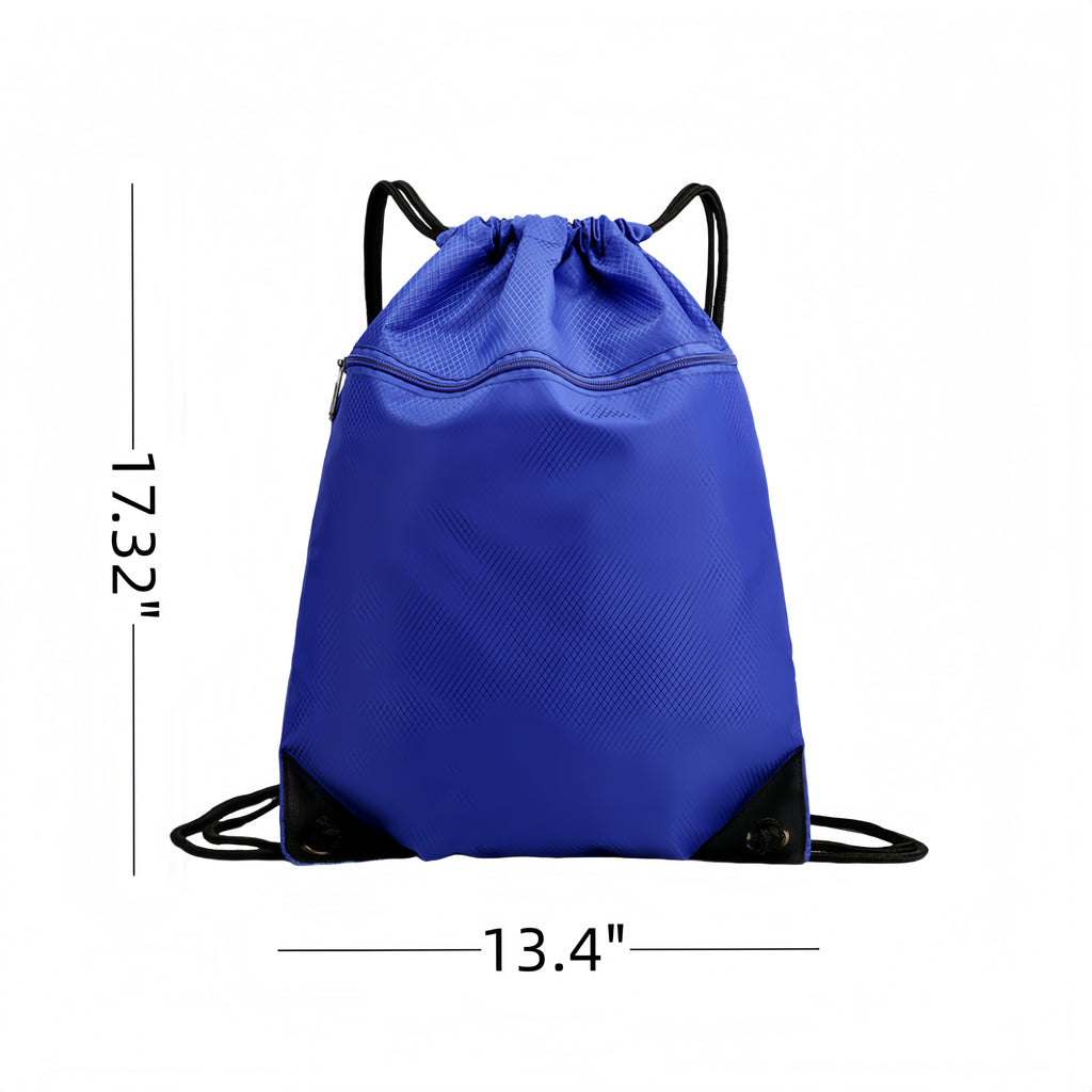 Water-Resistant Oxford Cloth Large-Capacity Drawstring Backpack