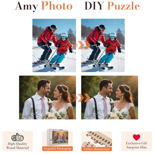 8" Square Puzzle 25 Piece