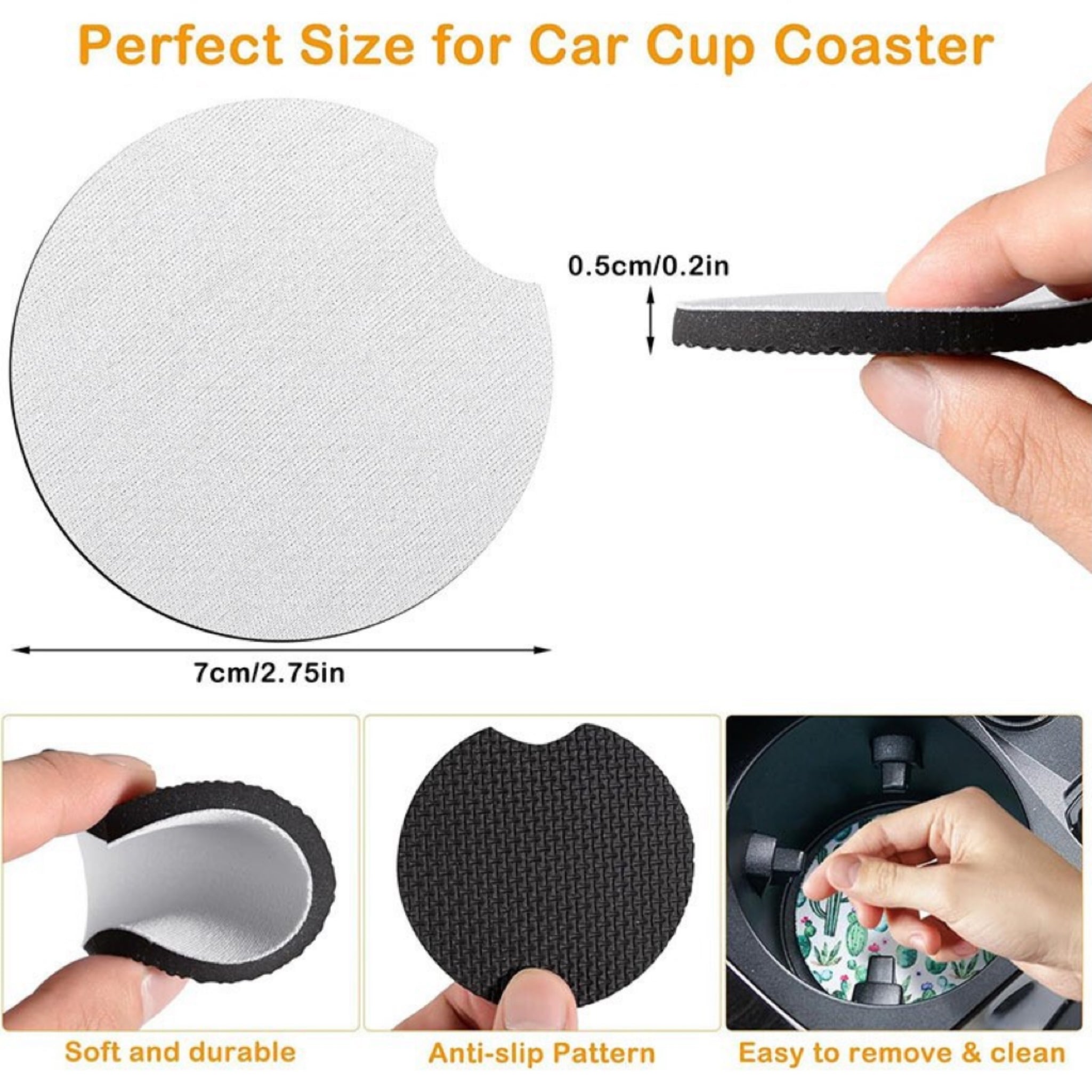 Car Cup Holder Coaster