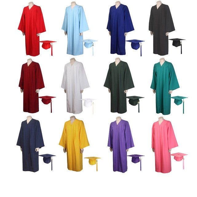 Grad Season Adult Matte Graduation Gown Cap Tassel Set 2024