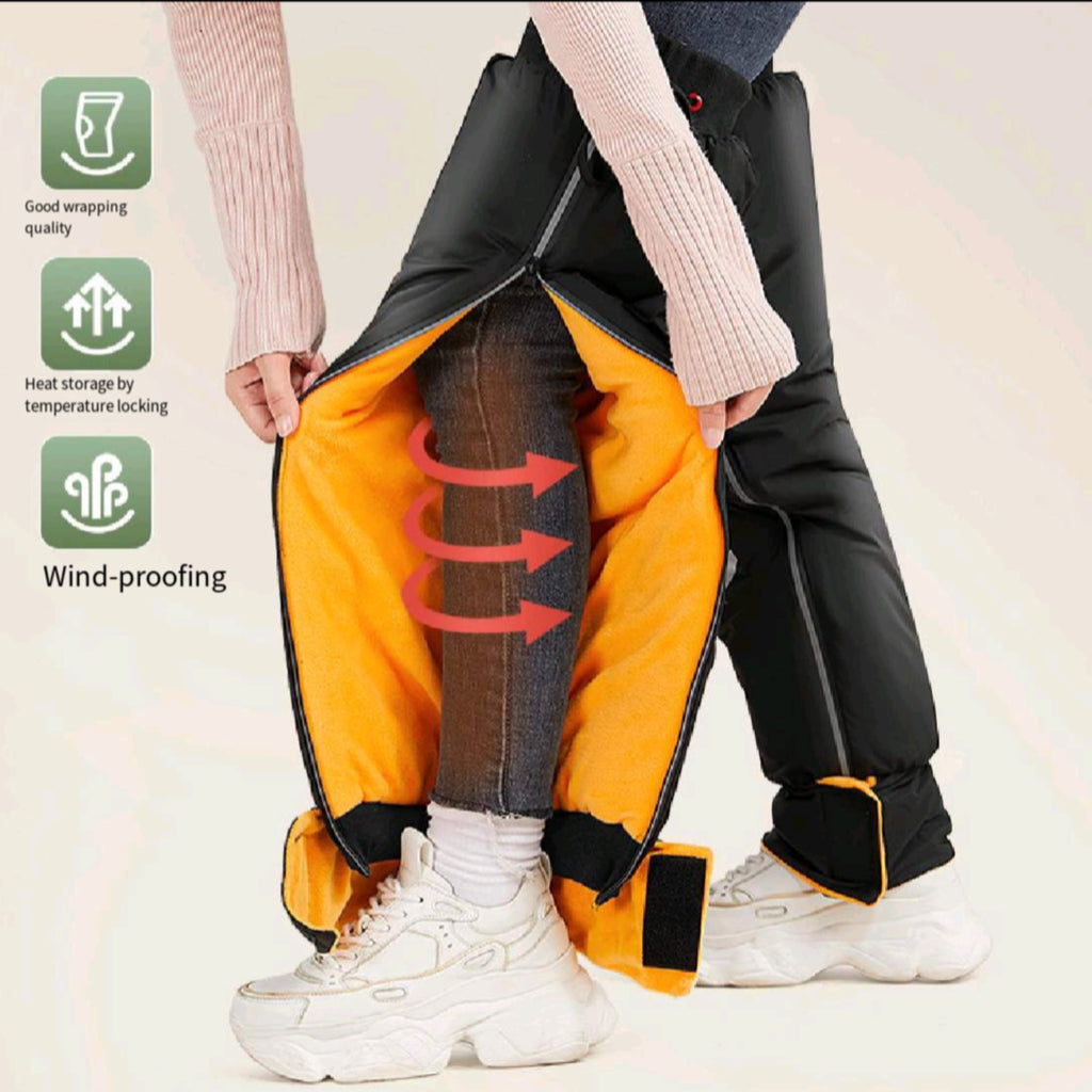 Riding Knee Guards Reflective Zipper Ankle Cover Thermal