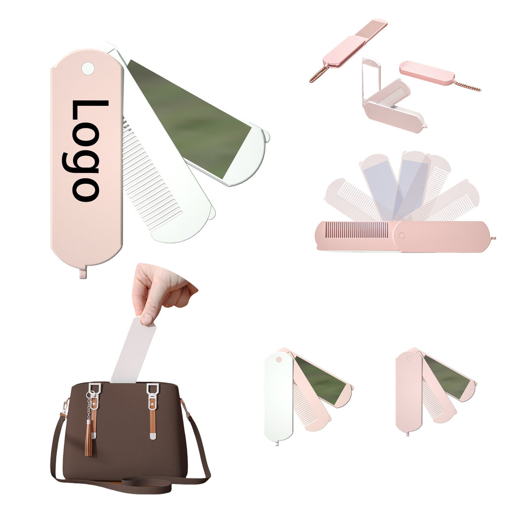 Folding Handheld Makeup Mirror