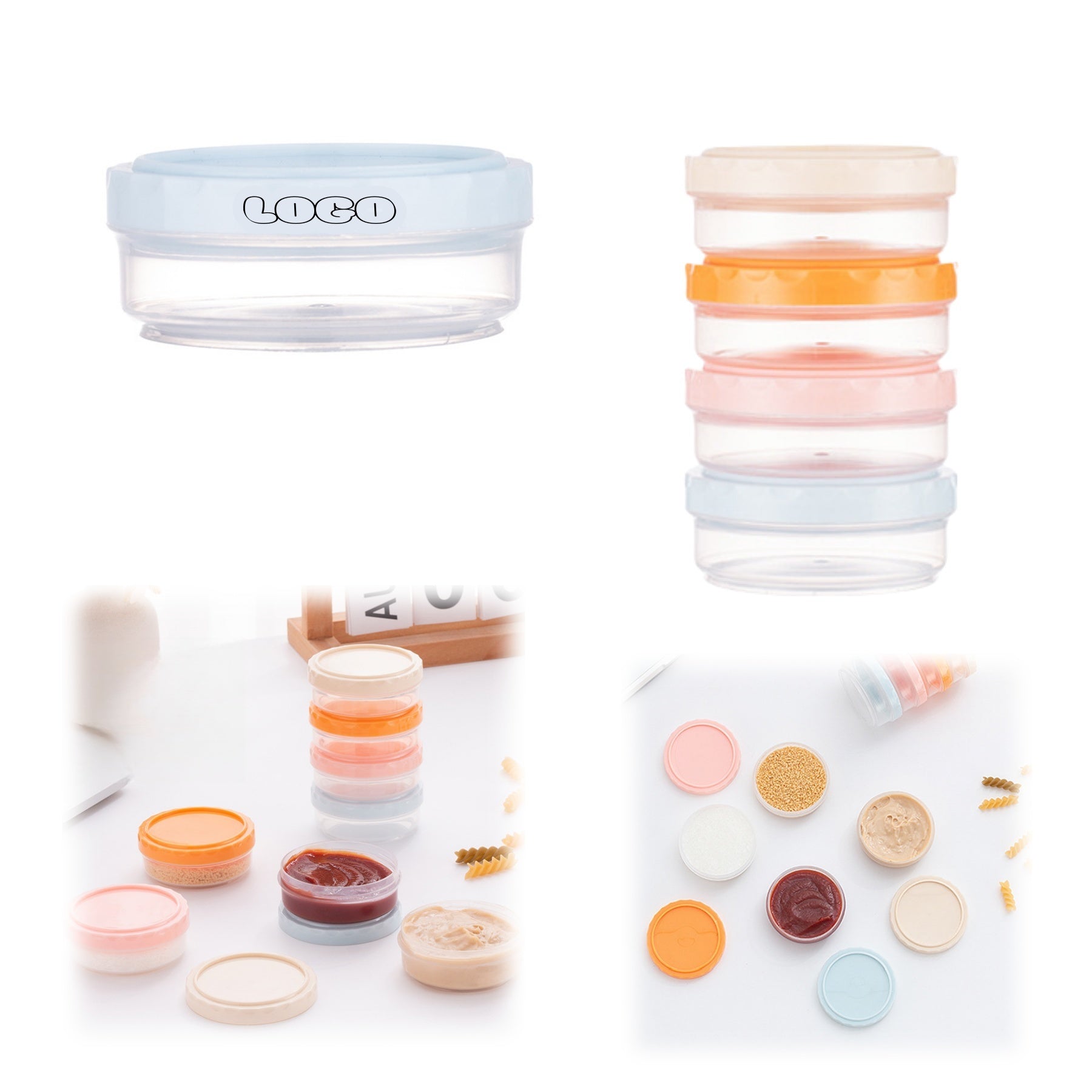 Mini Round Seasoning Box