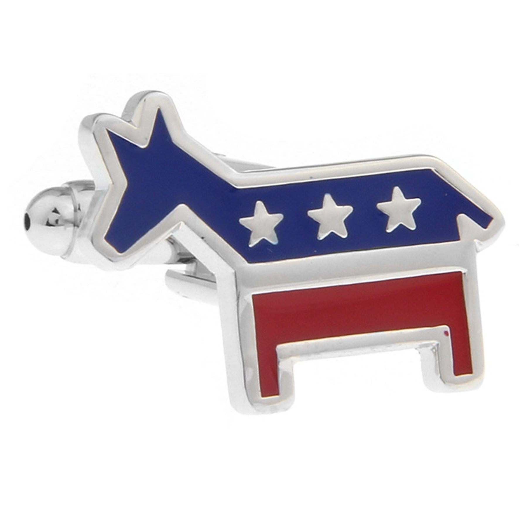 Cufflinks With Mascot Of The Democratic Party
