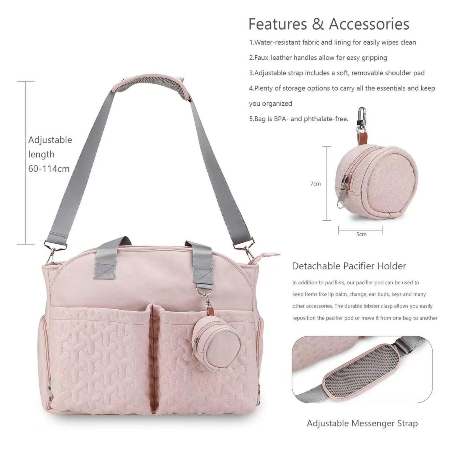 Large-Capacity Outdoor Mom Bag