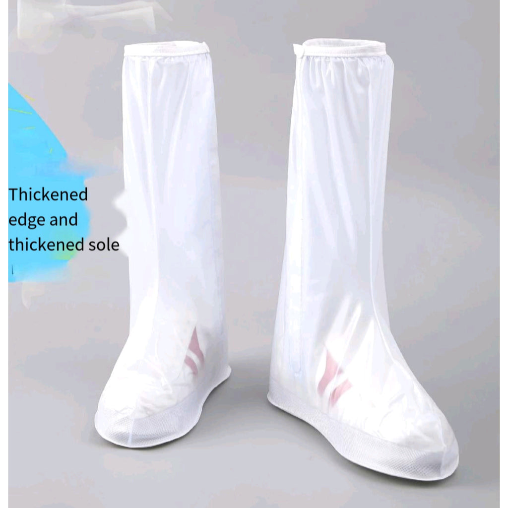 Waterproof PVC Tall Boot Covers Slip Resistant Rain