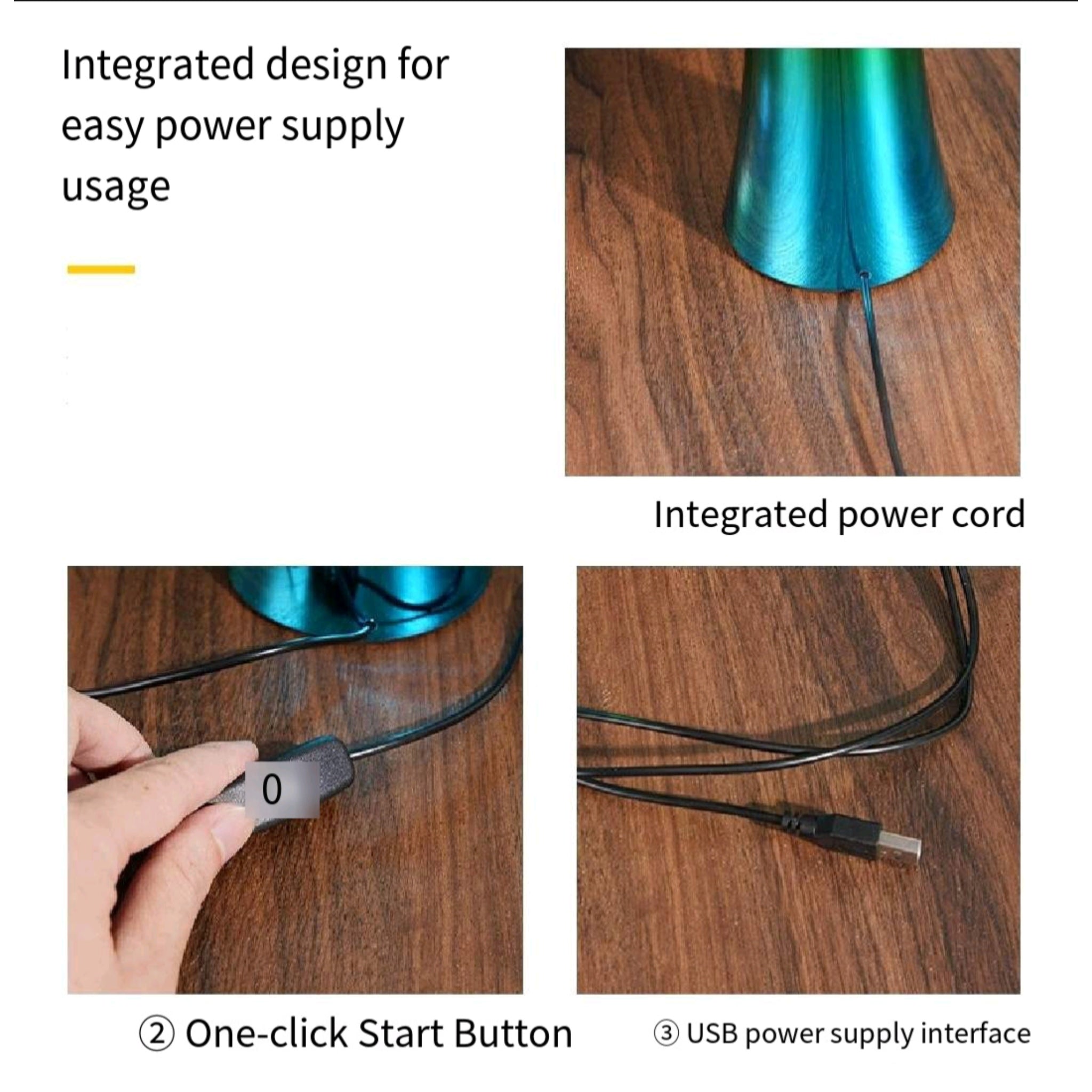 Rainbow LED Table Lamp Color Changing Mood Light