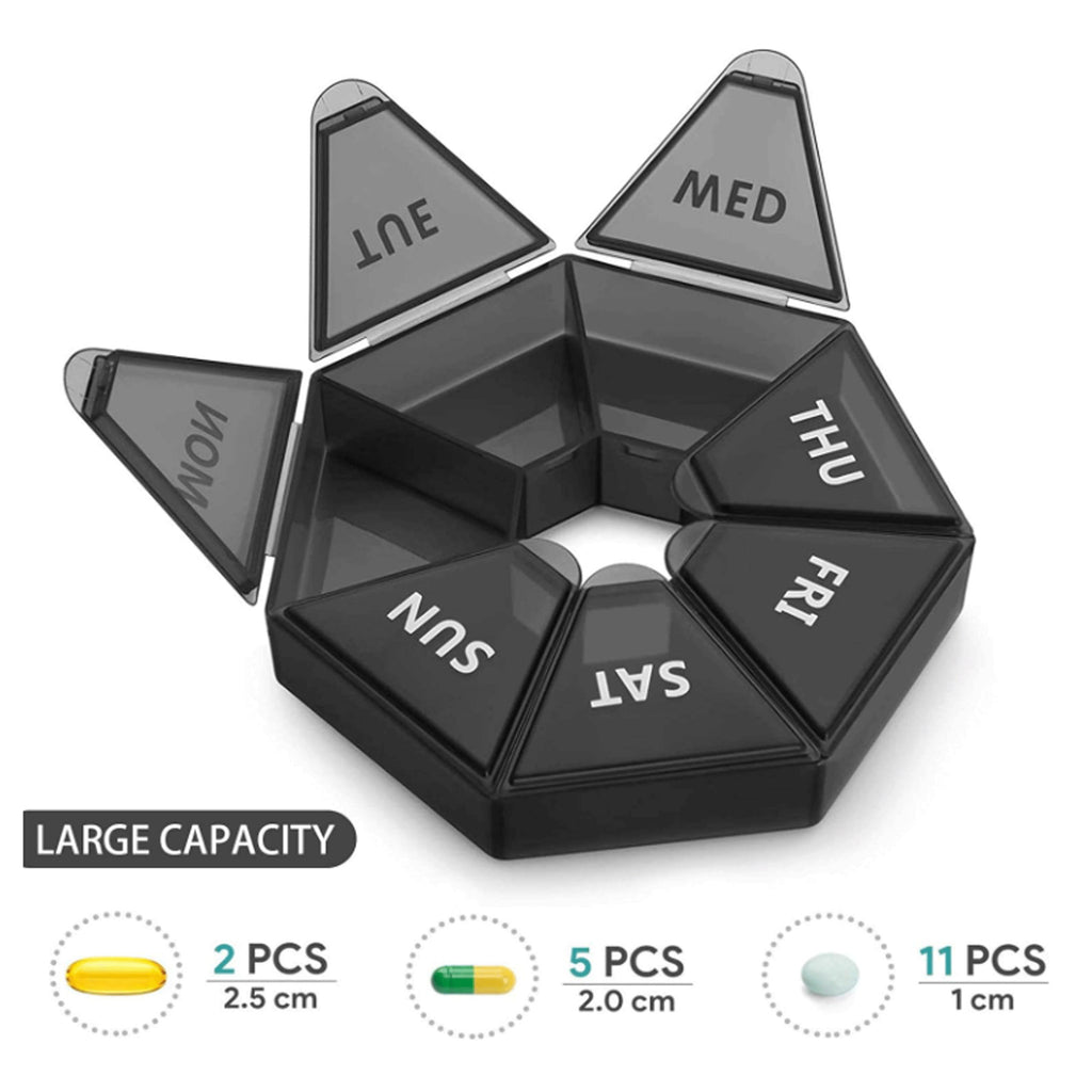 Travel Pill Box Dispenser