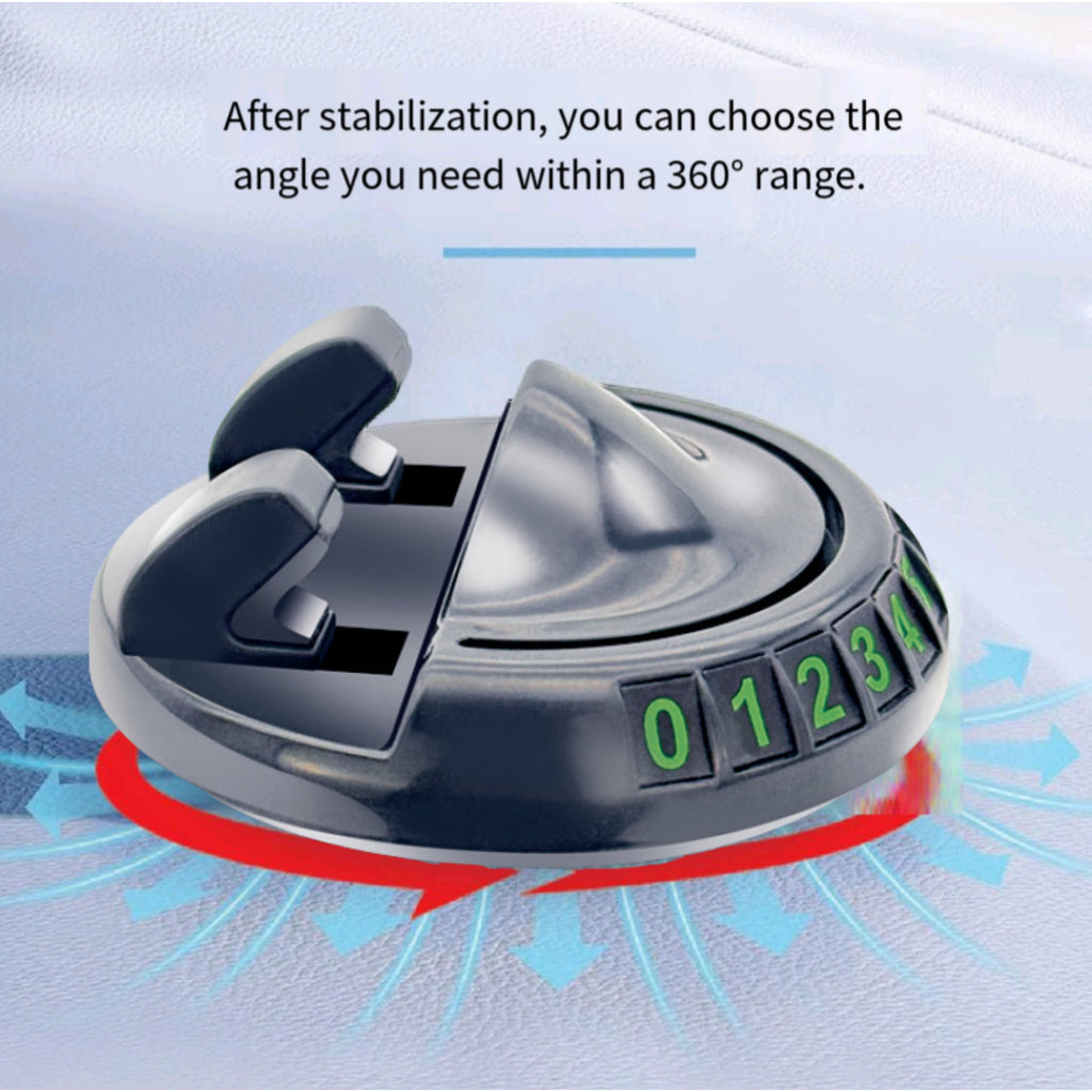 2 in 1 Glow Parking Phone Mount With Ball Joint Swivel