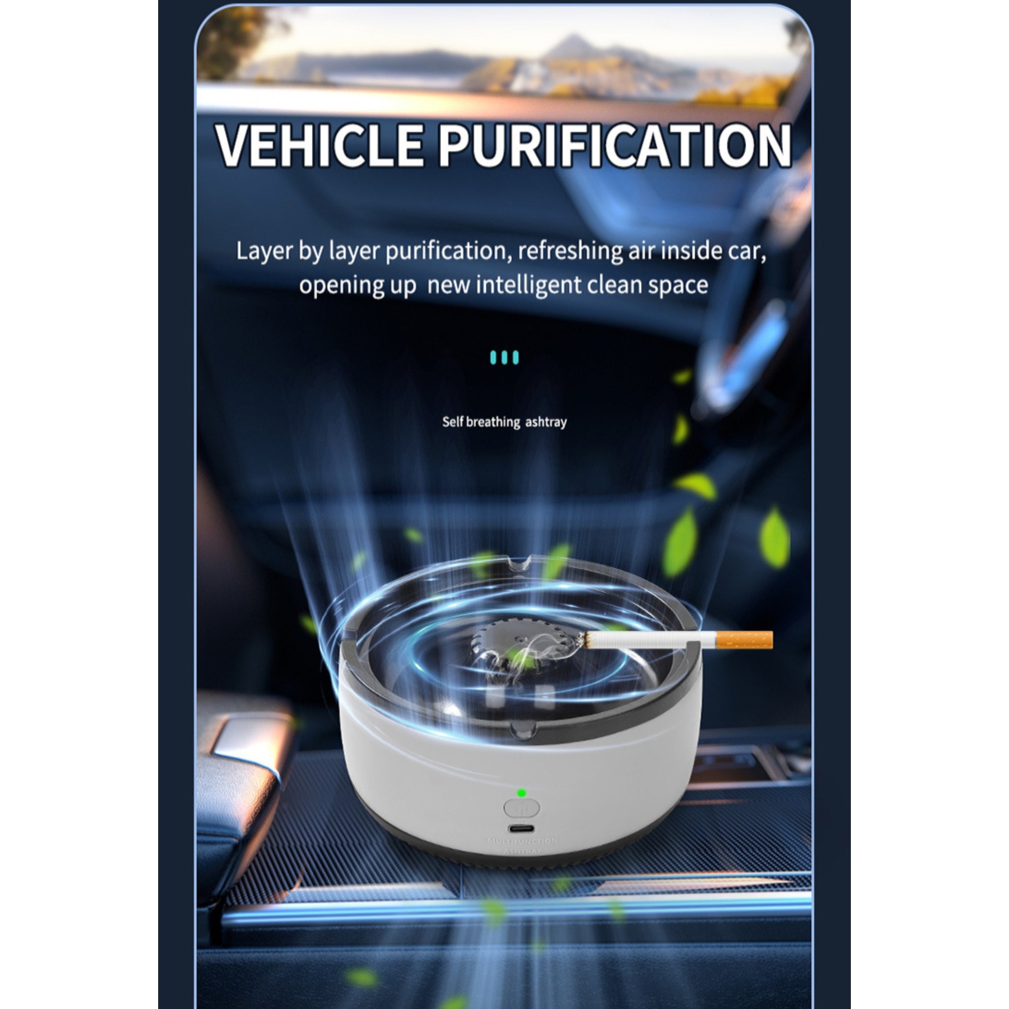 Air Purifier Filter Ashtray