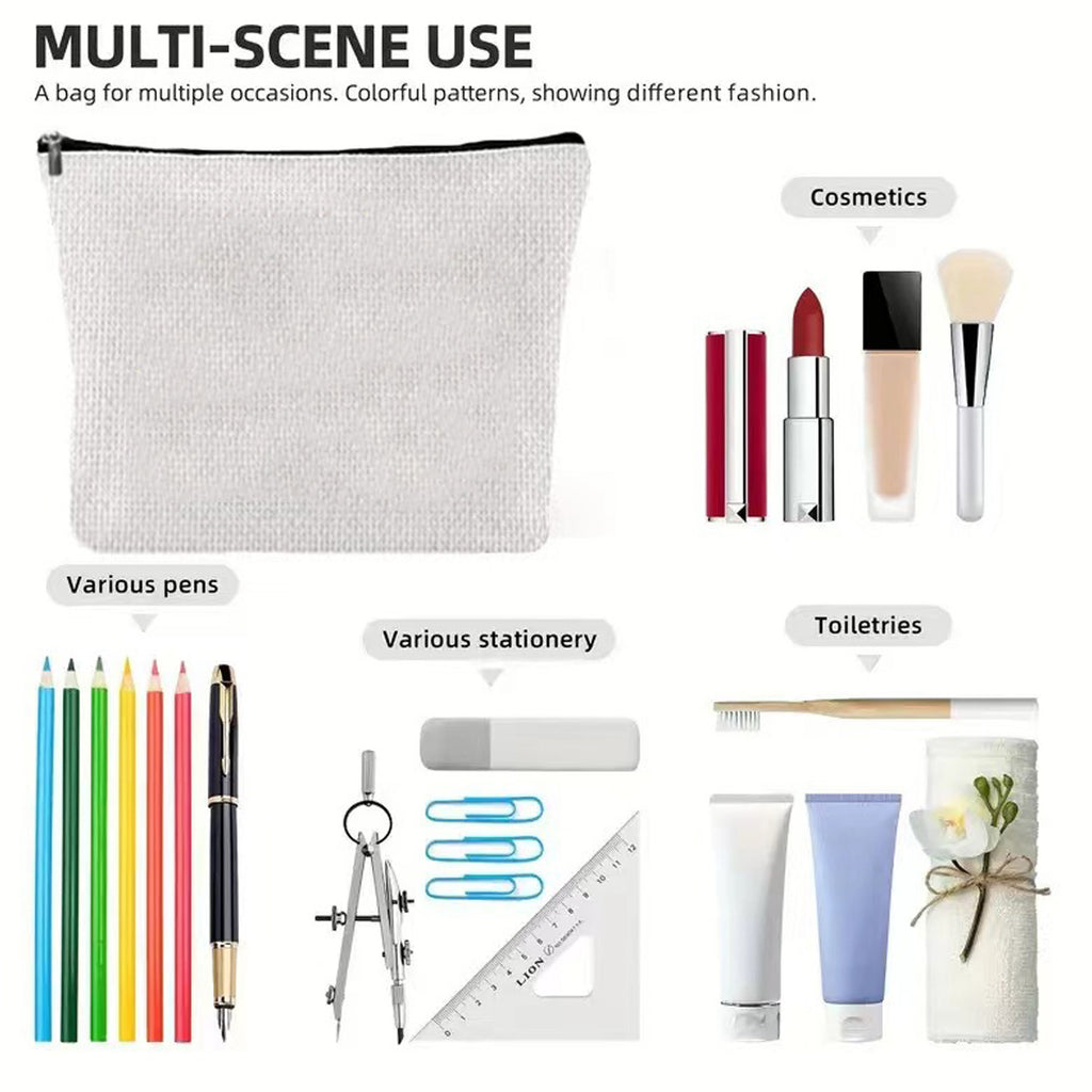 Travel Makeup Bag Multi Purpose Organizer Zipper Pouch