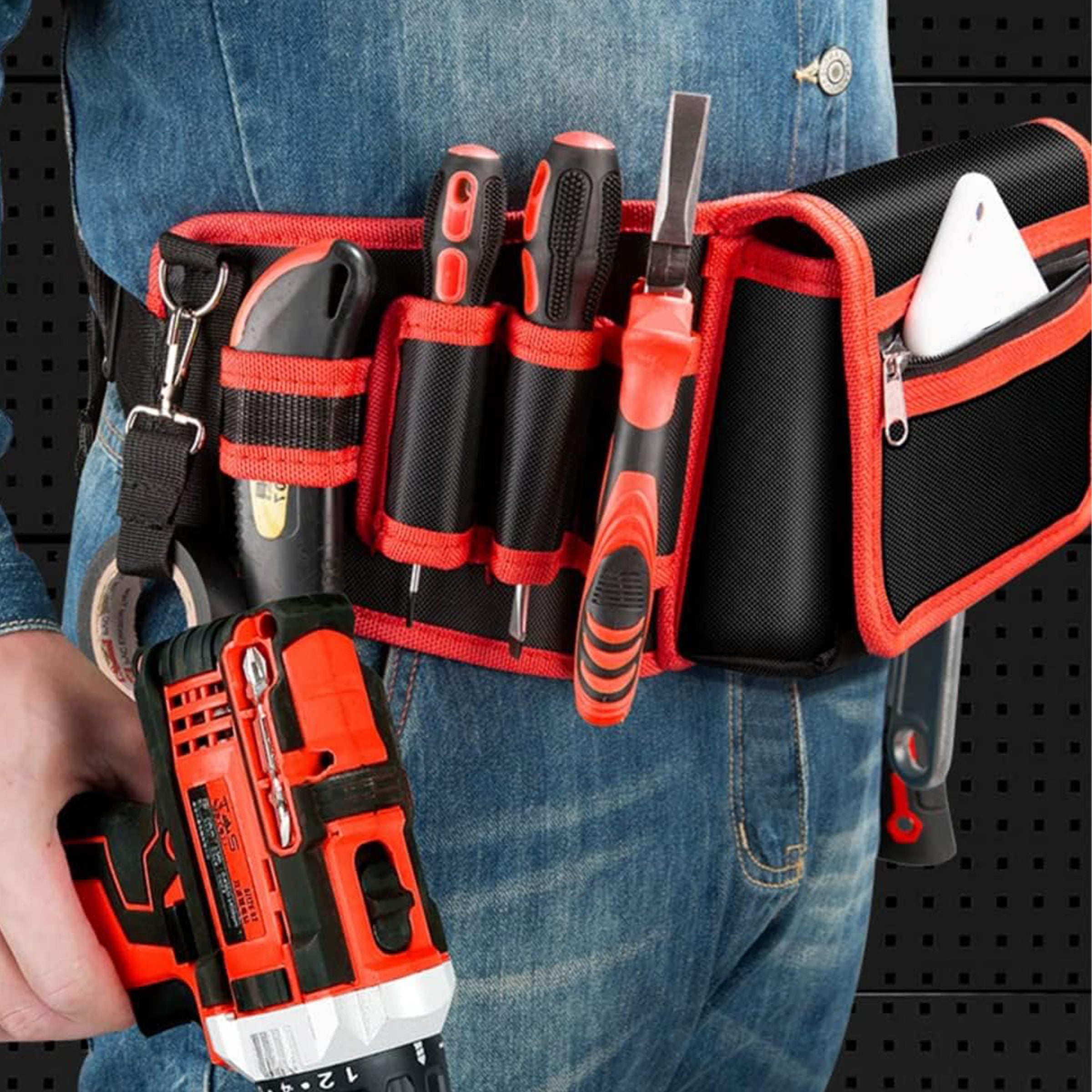 Adjustable Tool Belt Bag