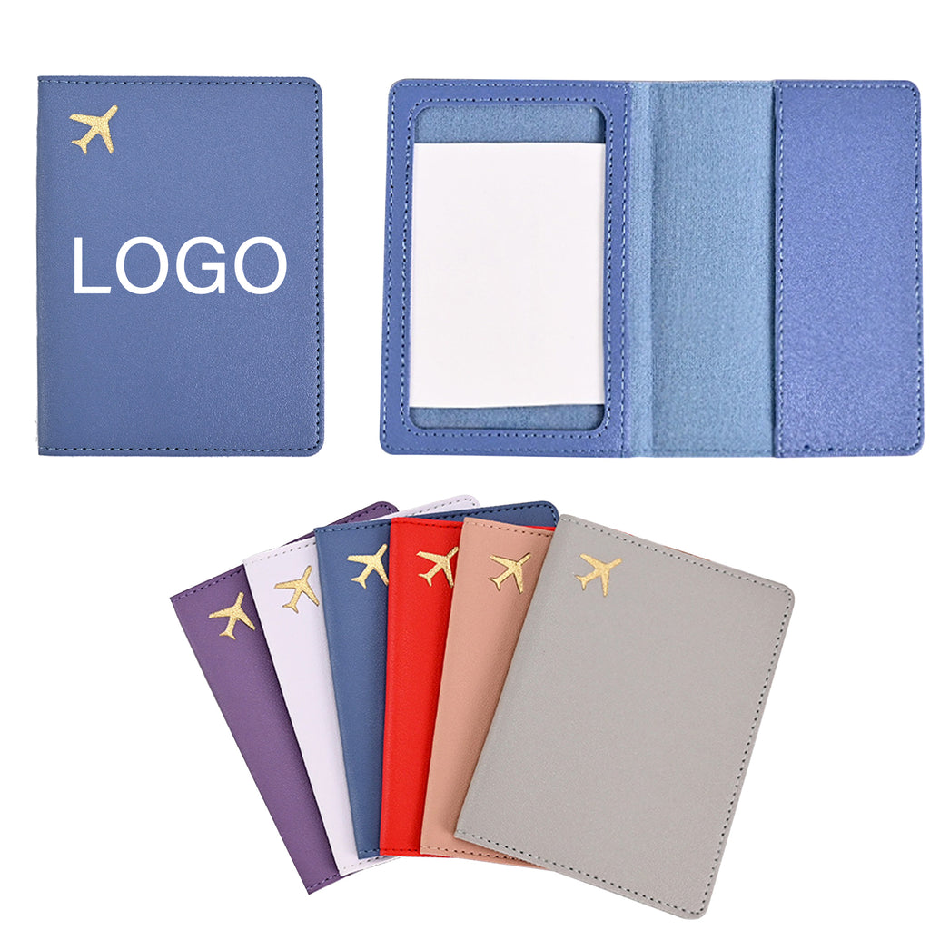 PU Passport Holder Passport Cover For Business Trip Travel Wallet