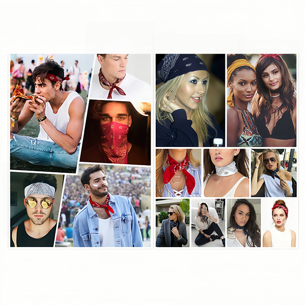 Custom - Made Pure Cotton Bandanas