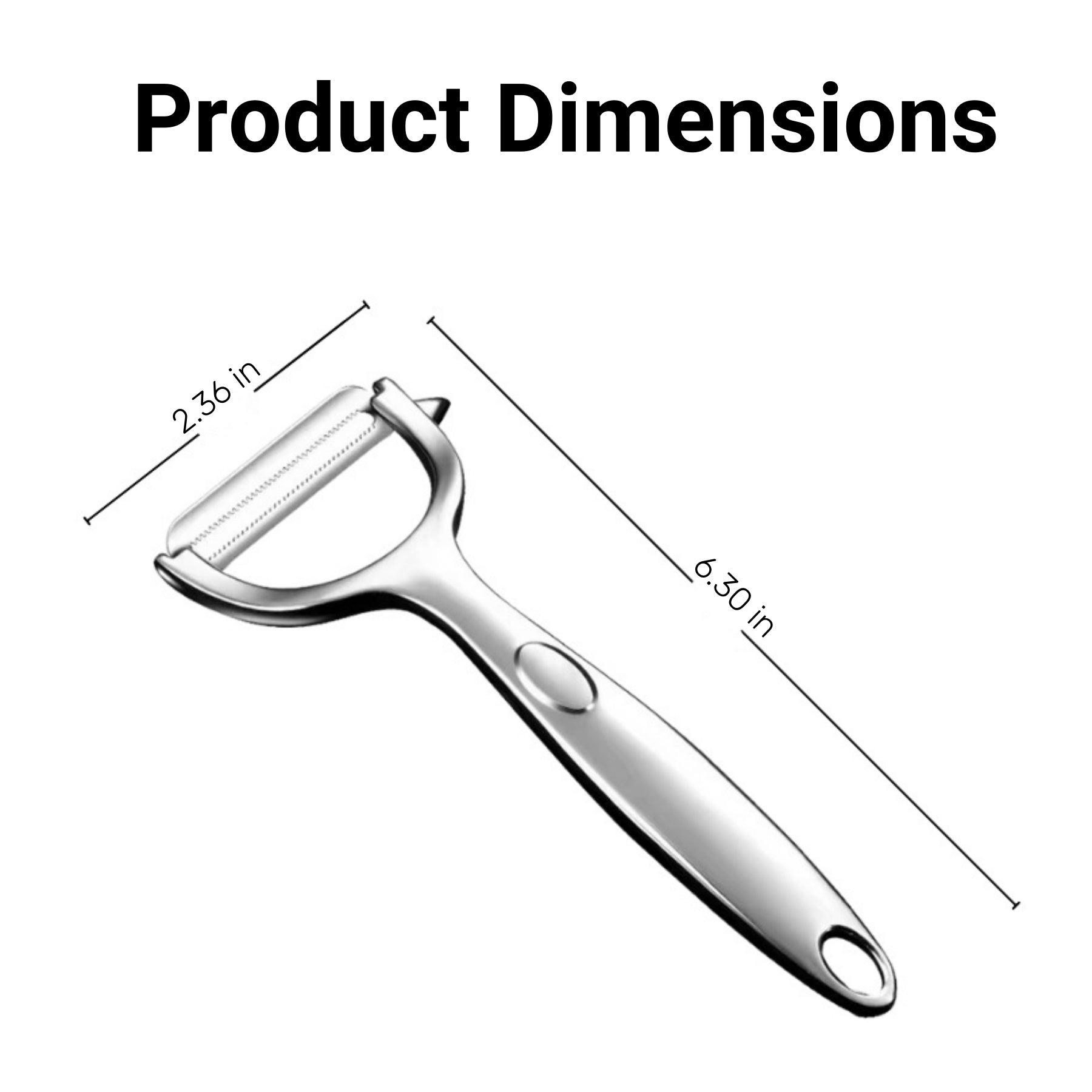 Multi-Functional Stainless Steel Peeler