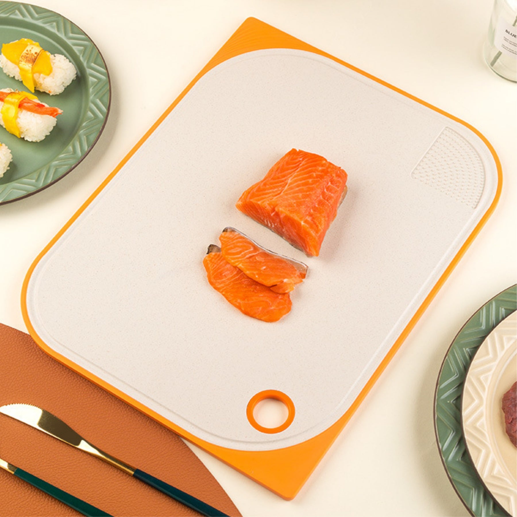 Double-sided Cutting Board Made Of Wheat Straw