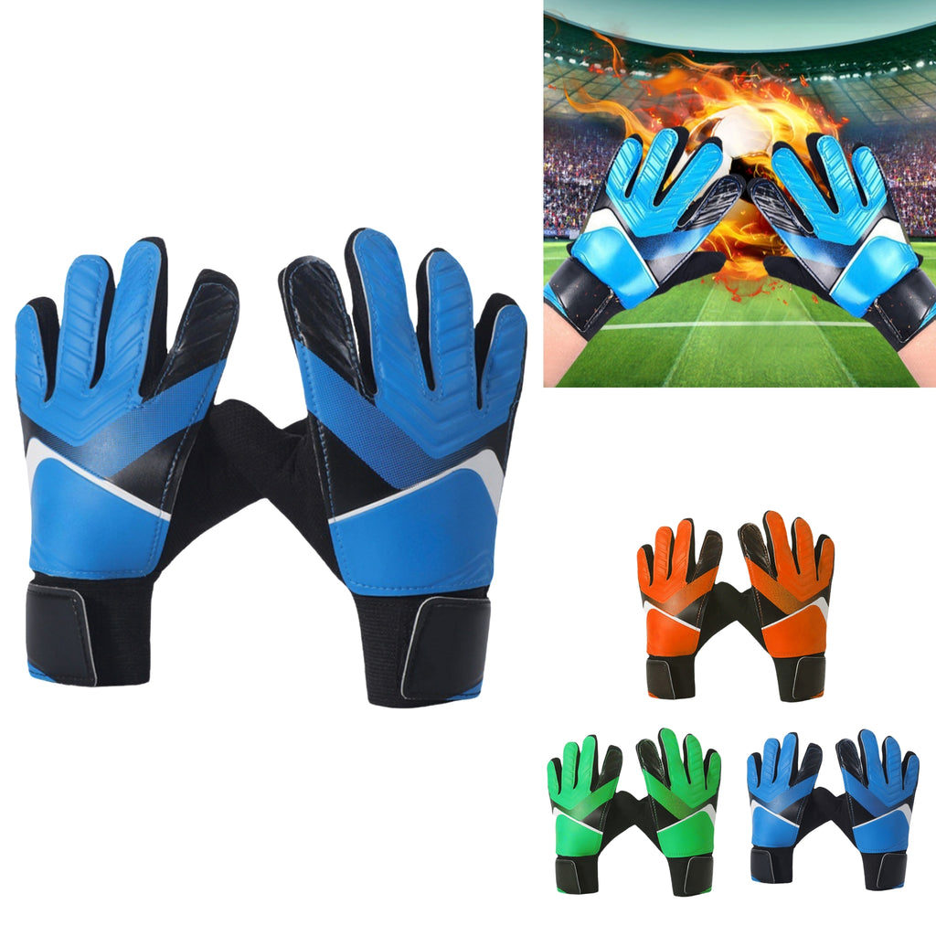Goalkeeper Gloves Soccer Protective Palm Grip Training