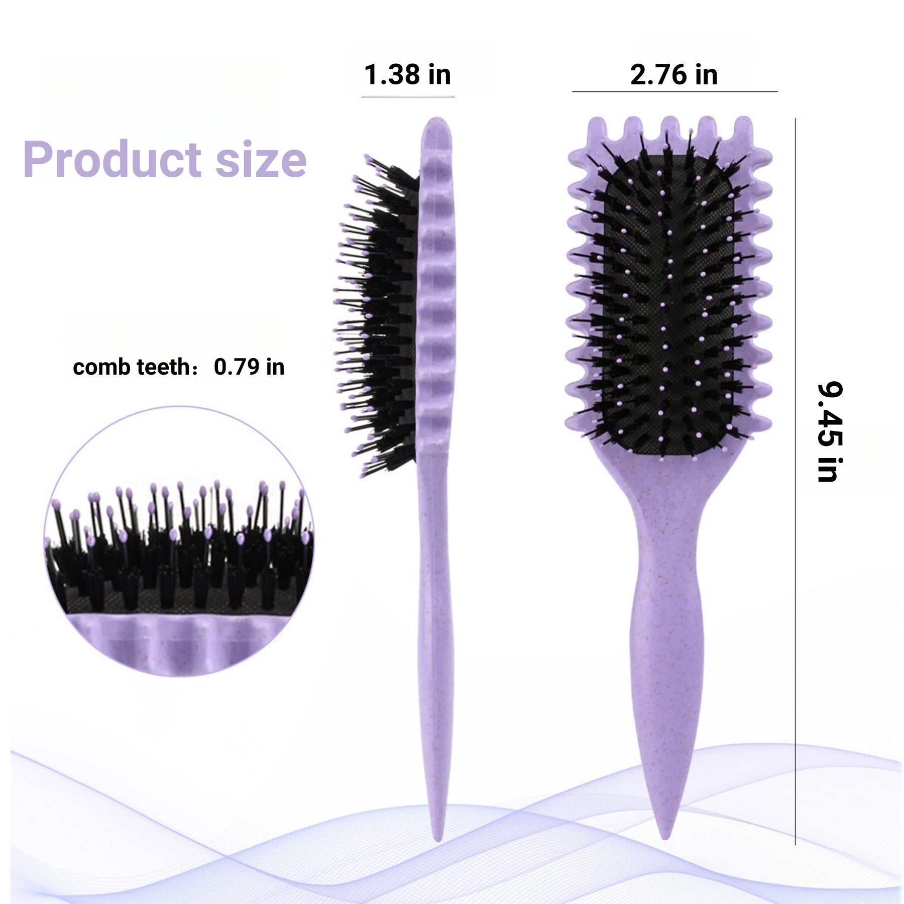 Curl Define styling BounceBrush Comb