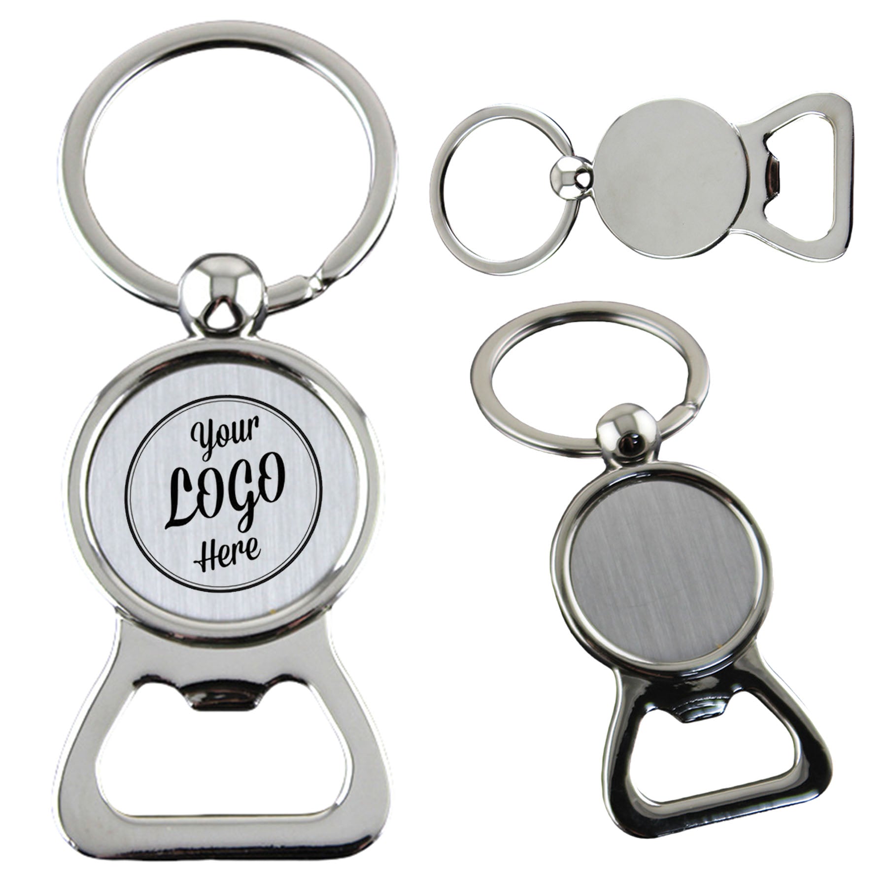 Round Keychain Bottle Opener