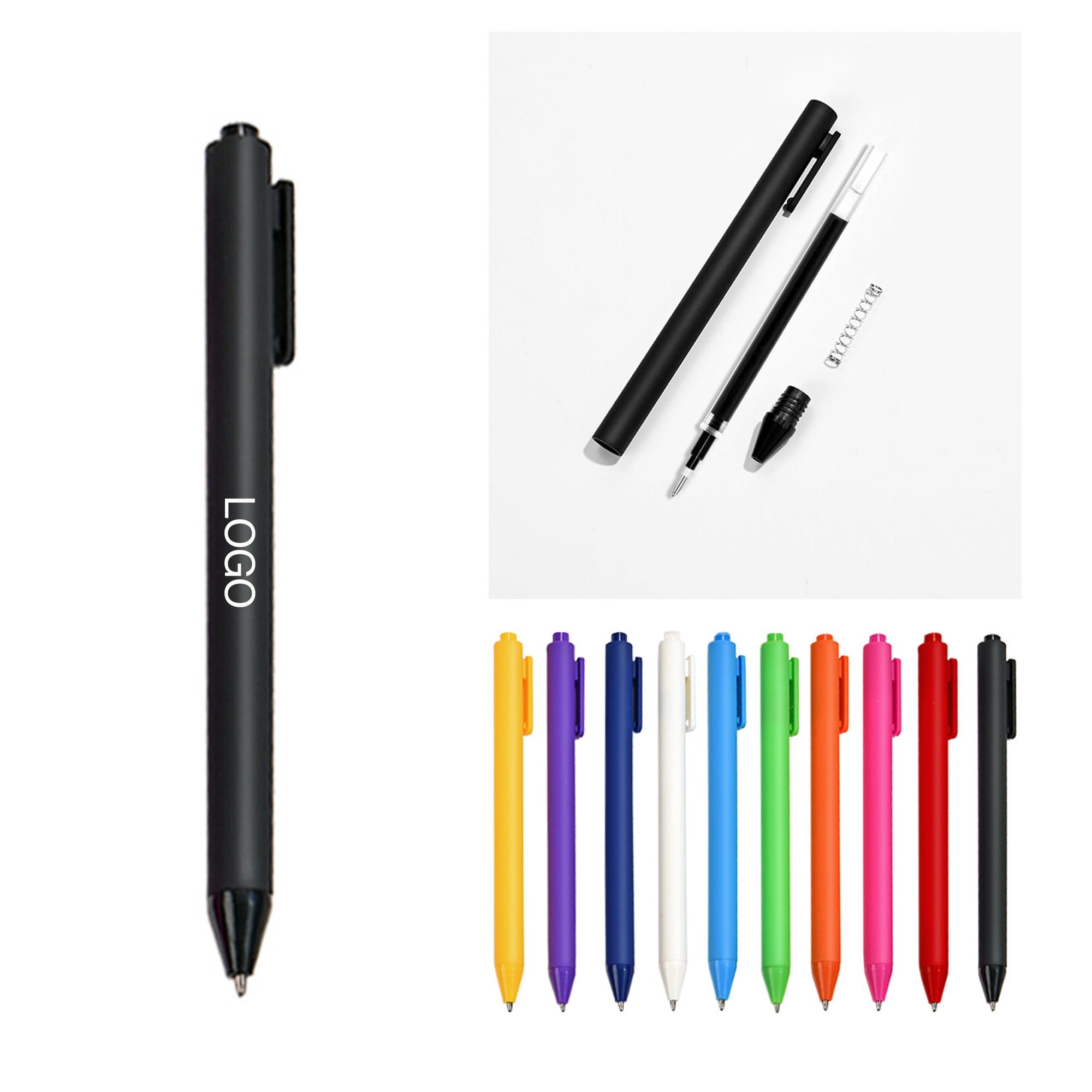 Soft Touch Retractable Gel Pen