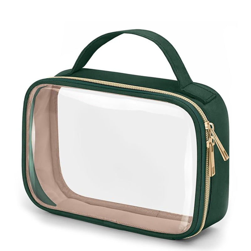 Portable Waterproof Transparent Travel Multifunctional Handheld Makeup Bag