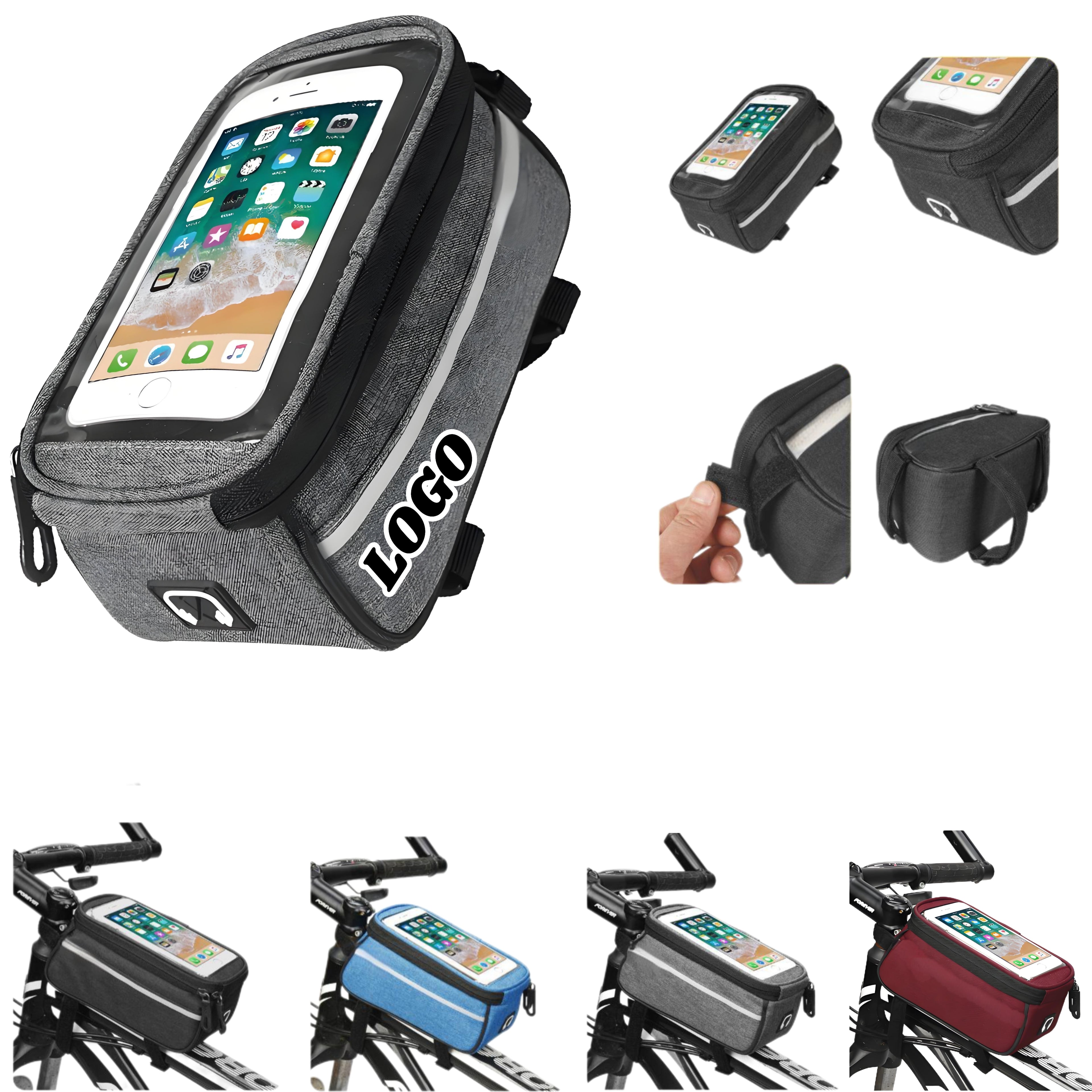 Bicycle Front Beam Storage Bag
