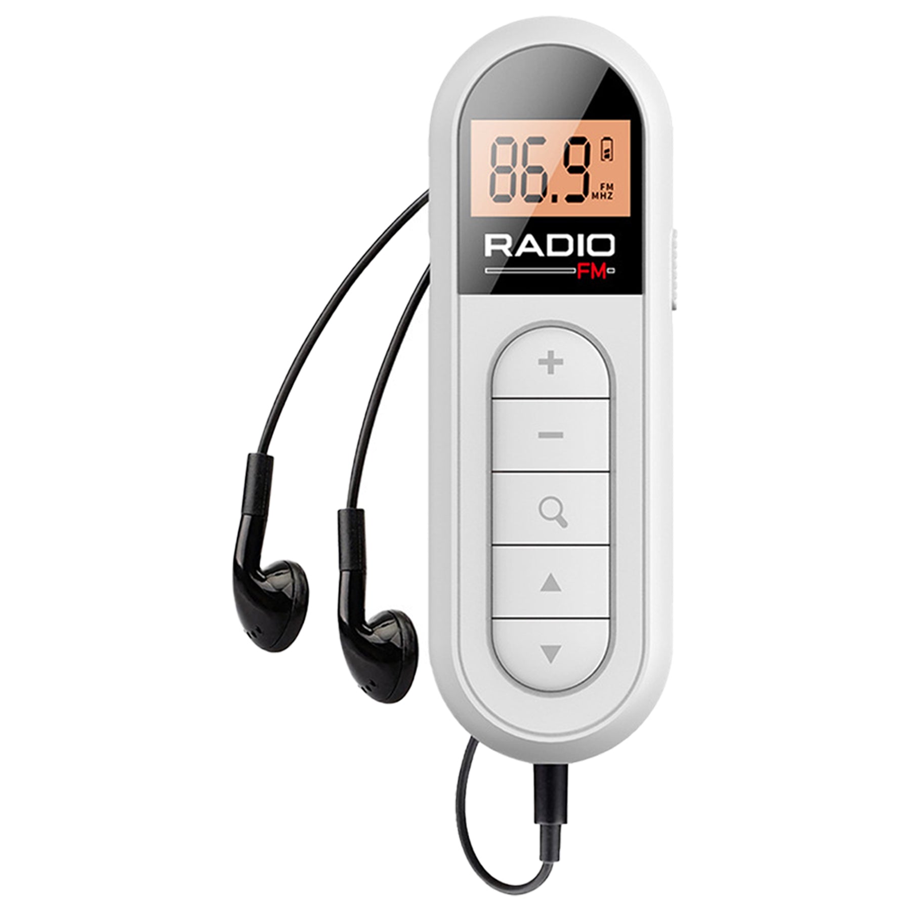Mini Portable Digital Radio With Headphones
