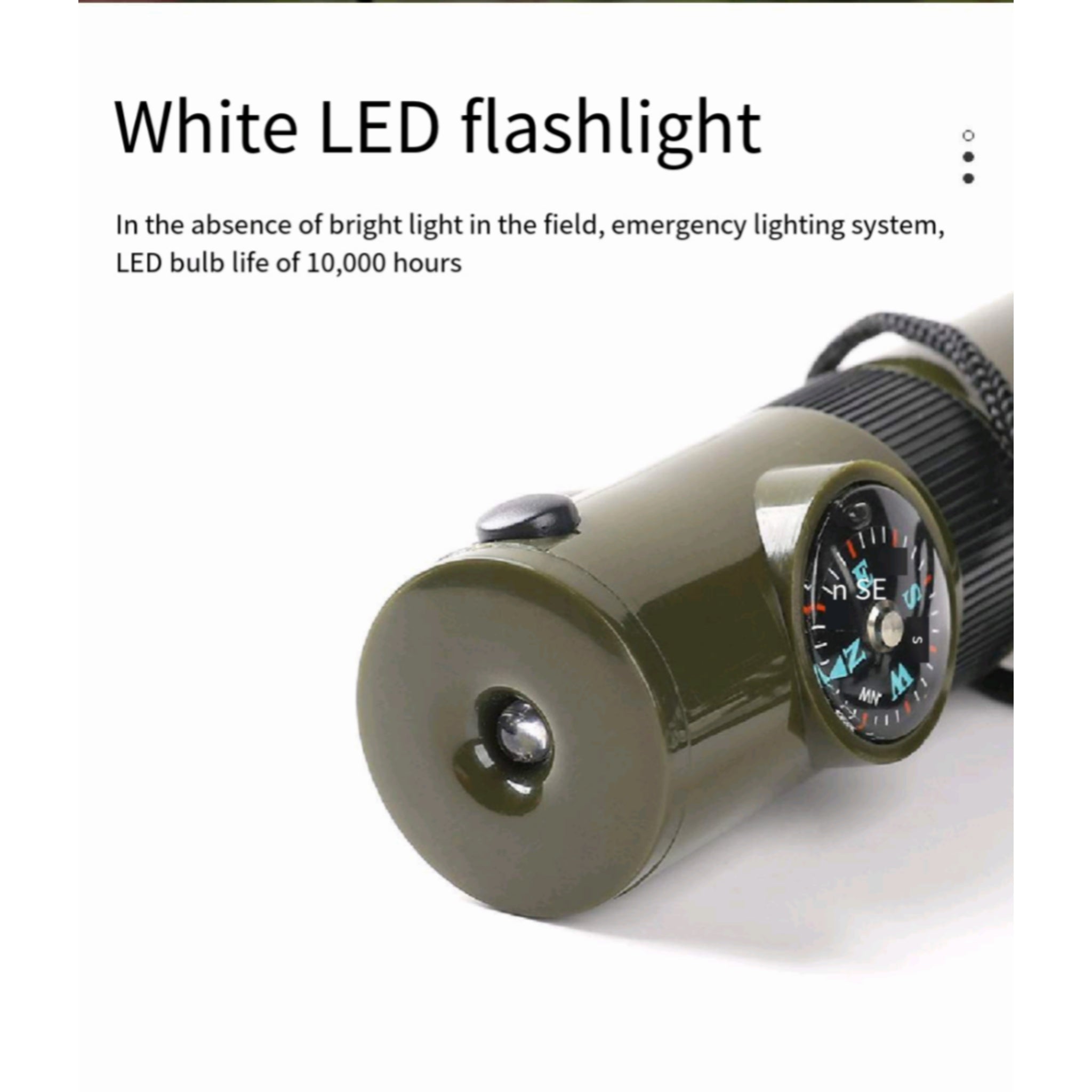 7-In-1 Multi Functional Survival Whistle
