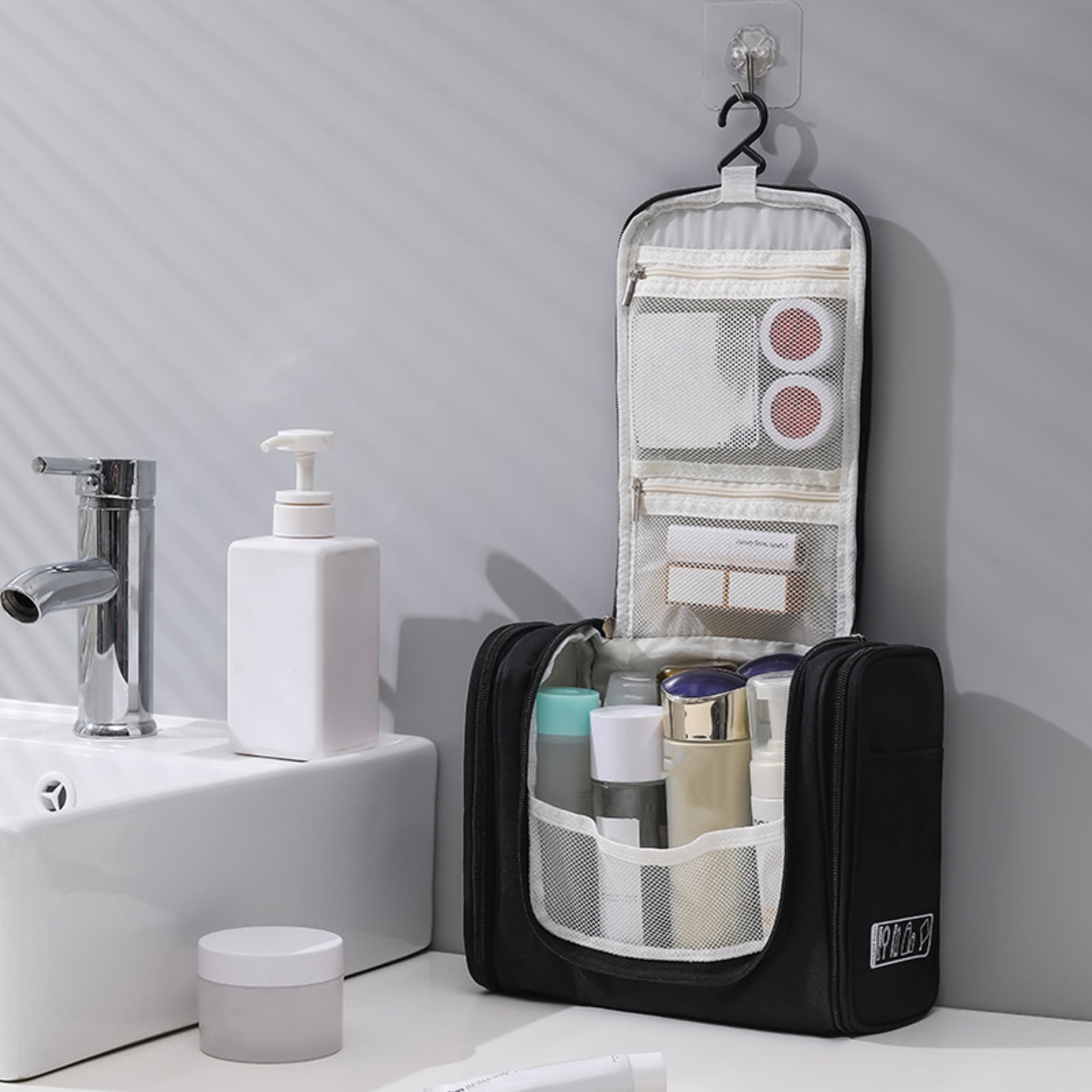 Large Capacity Hanging Toiletries Storage Bag